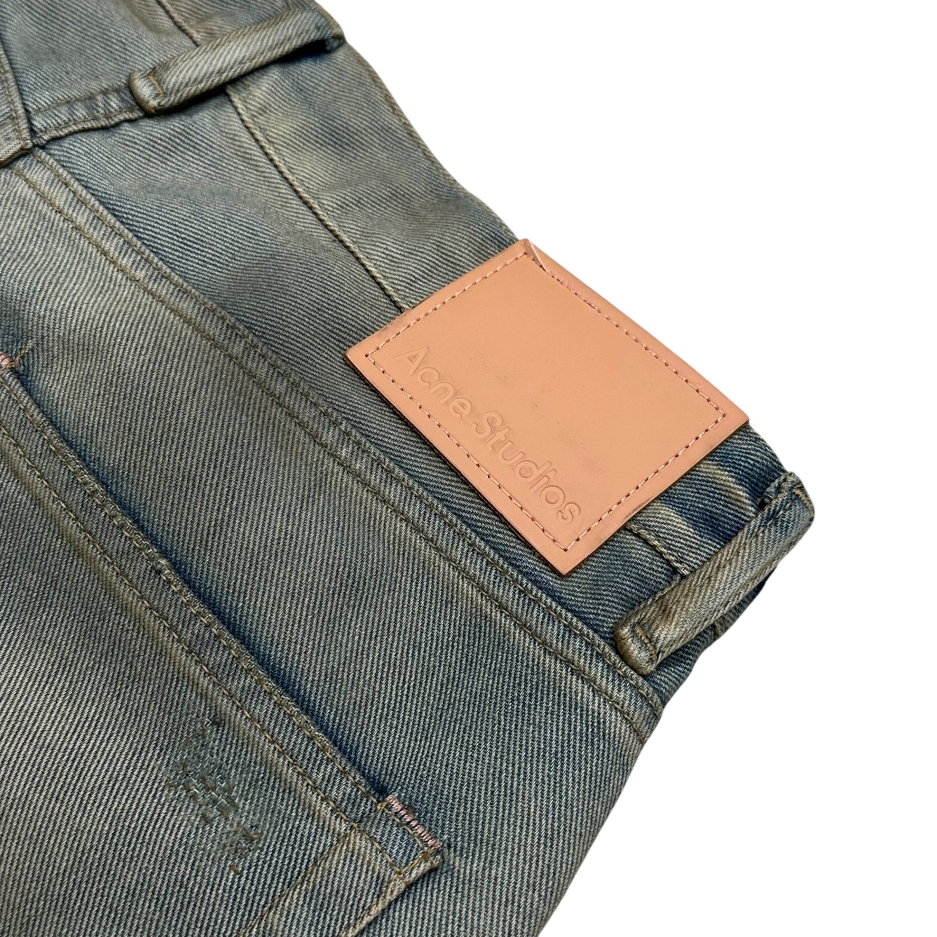 Acne Studios(アクネストゥディオズ) BAGGY FIT JEANS - 1981M FN Carver バギー デニム パンツ B00395- 46 ライトインディゴ ワイド ジーンズ