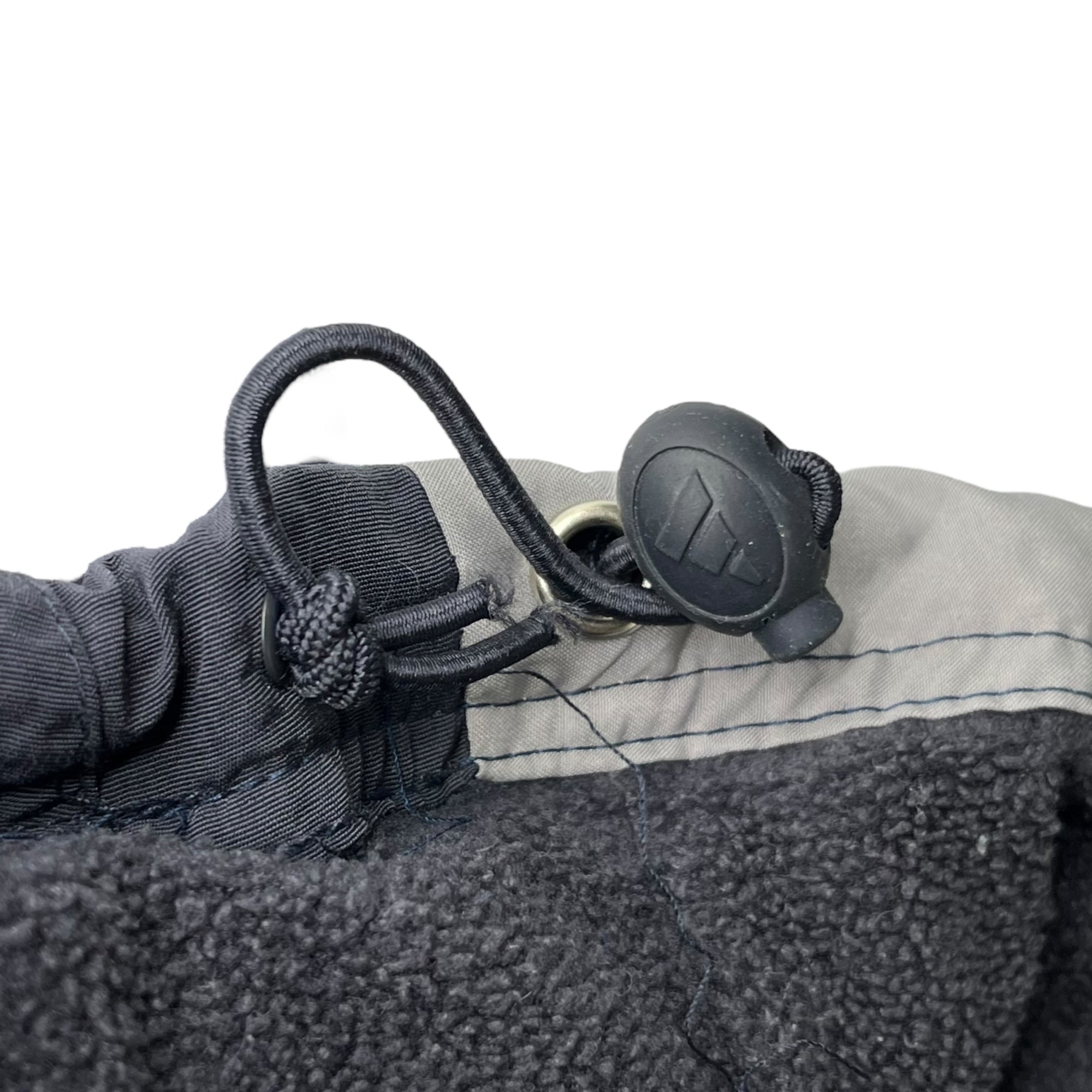 adidas(アディダス) 00's sleeve line nylon anorak pullover jacket 00's 袖ライン ナイロン アノラック プルオーバー ジャケット XXXXO ブラック×グレー