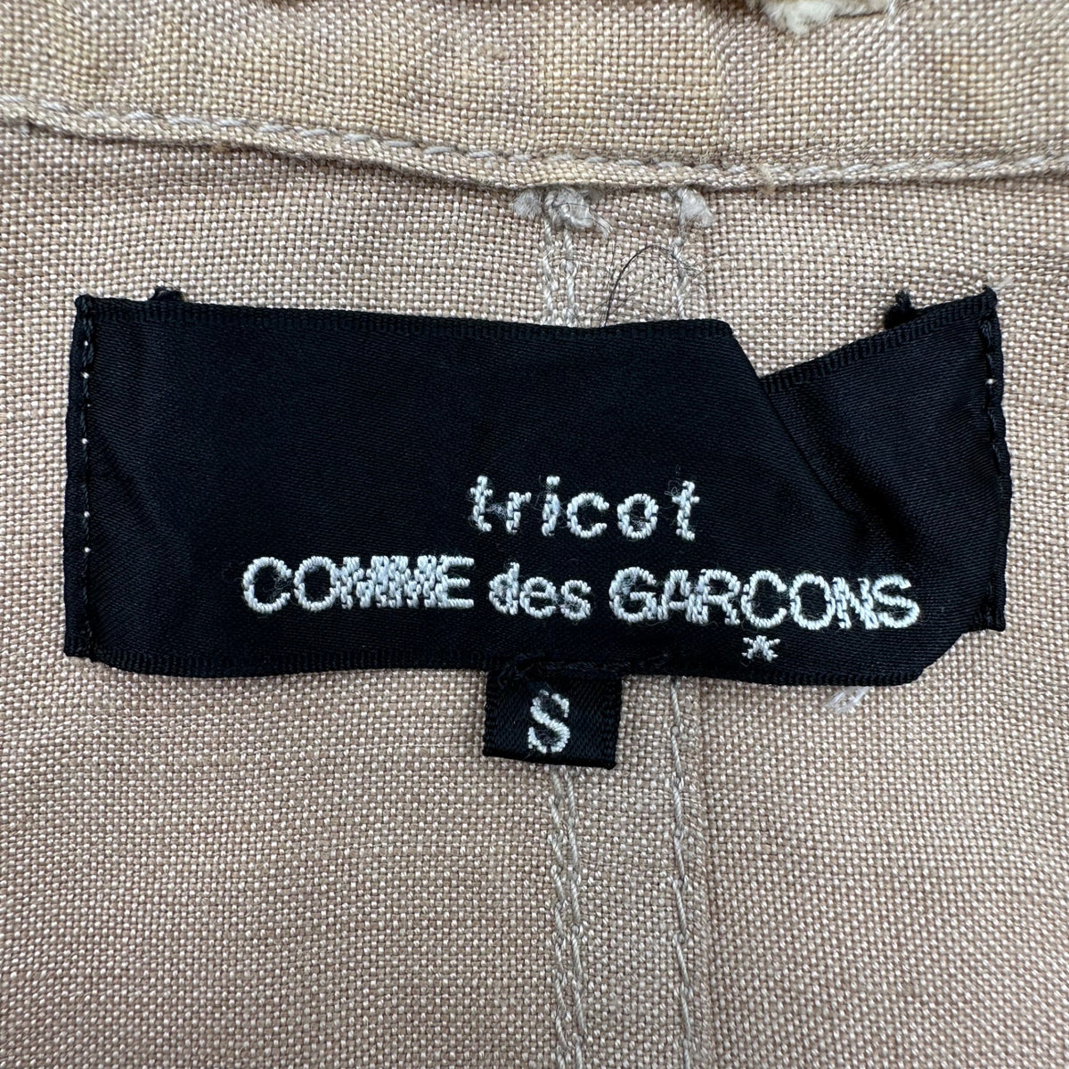 tricot COMME des GARCONS(トリココムデギャルソン) 2003SS 2B Linen Rayon Tailored Jacket 2ボタン リネン レーヨン テーラード ジャケット TI-J023 S ベージュ AD2002