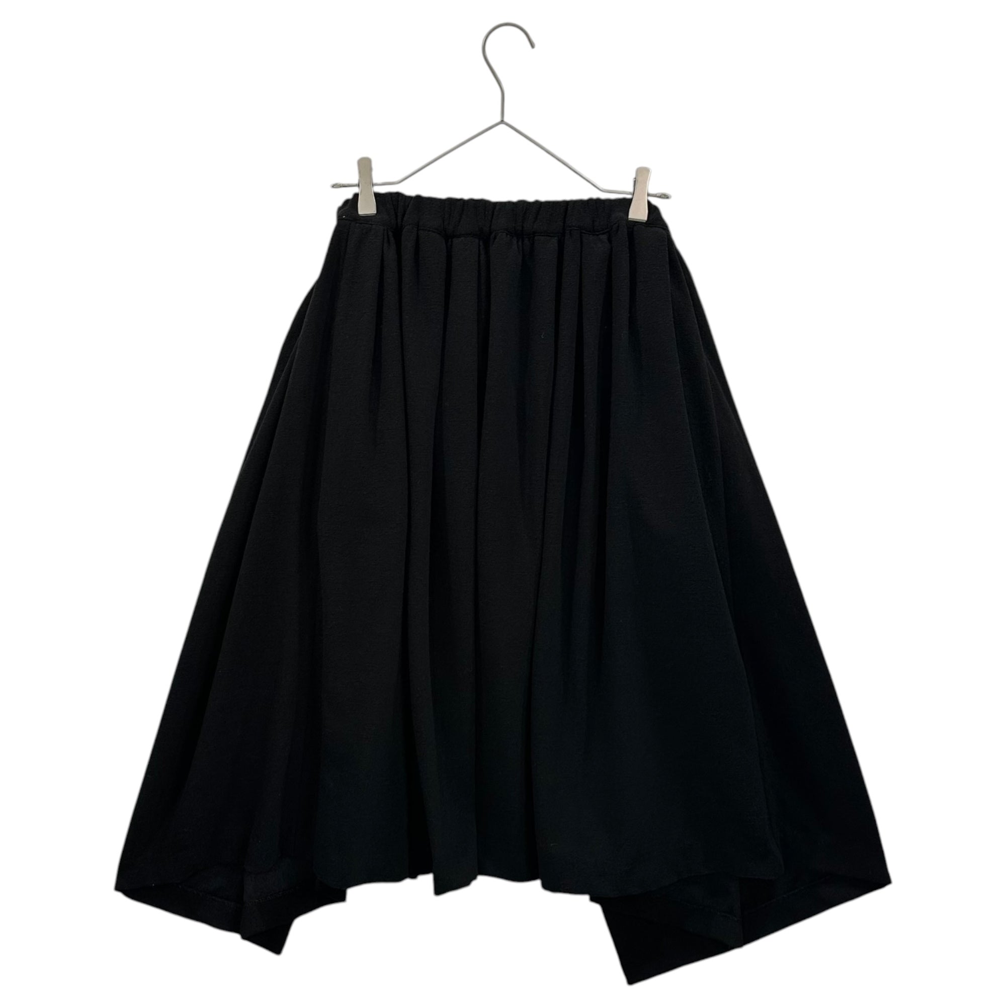 COMME des GARCONS(コムデギャルソン) 25AW Polyester-Felted Reconstructed Gathered Balloon Skirt ポリ 縮絨 再構築 ギャザー バルーン スカート RP-S013 XS ブラック AD2025