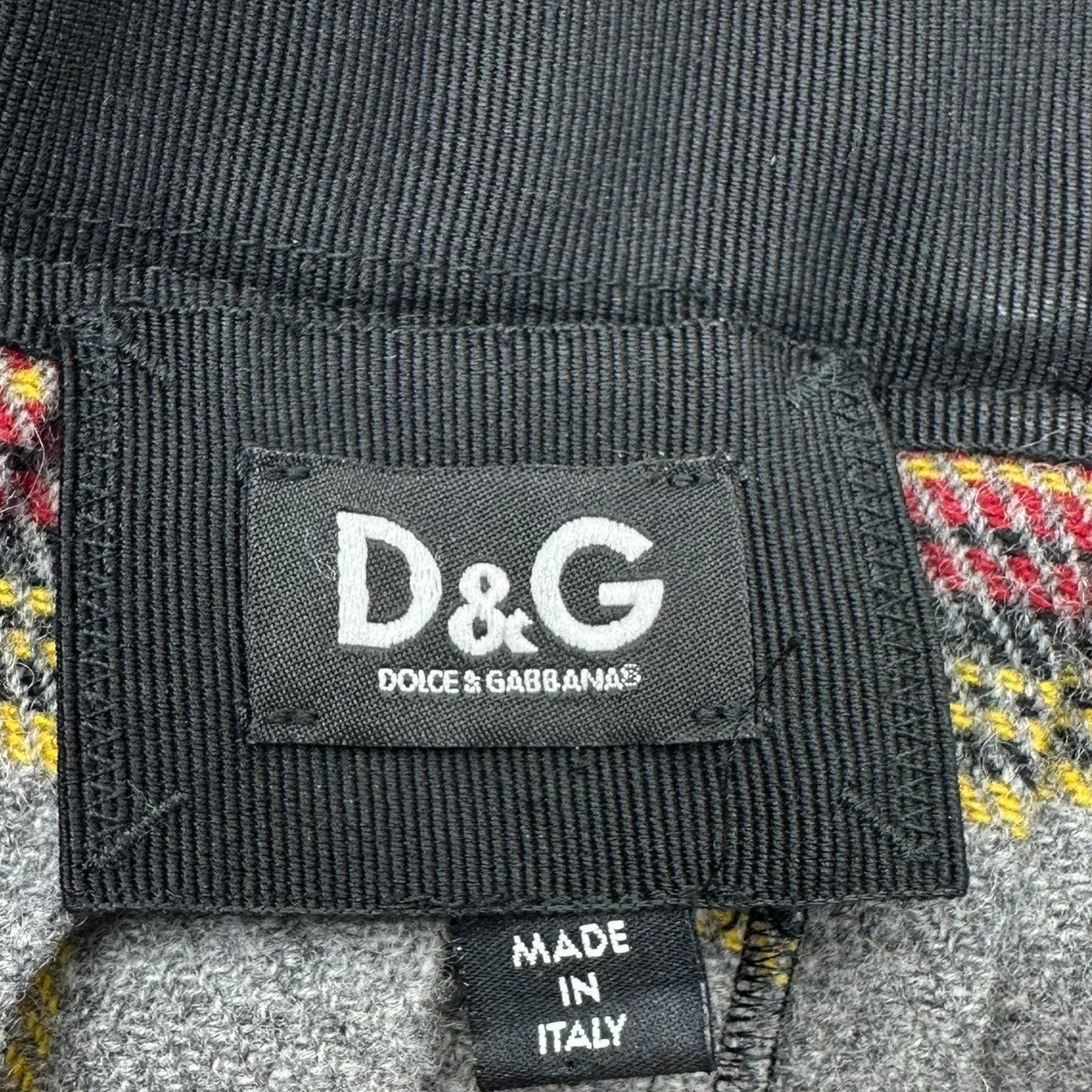 D&G(ディー&ジードルガバドルチェ&ガッバーナ) 00's Large quantity Patches Design Mini Skirt 00年代 多量 パッチ デザイン ミニ スカート 24 ブラウン