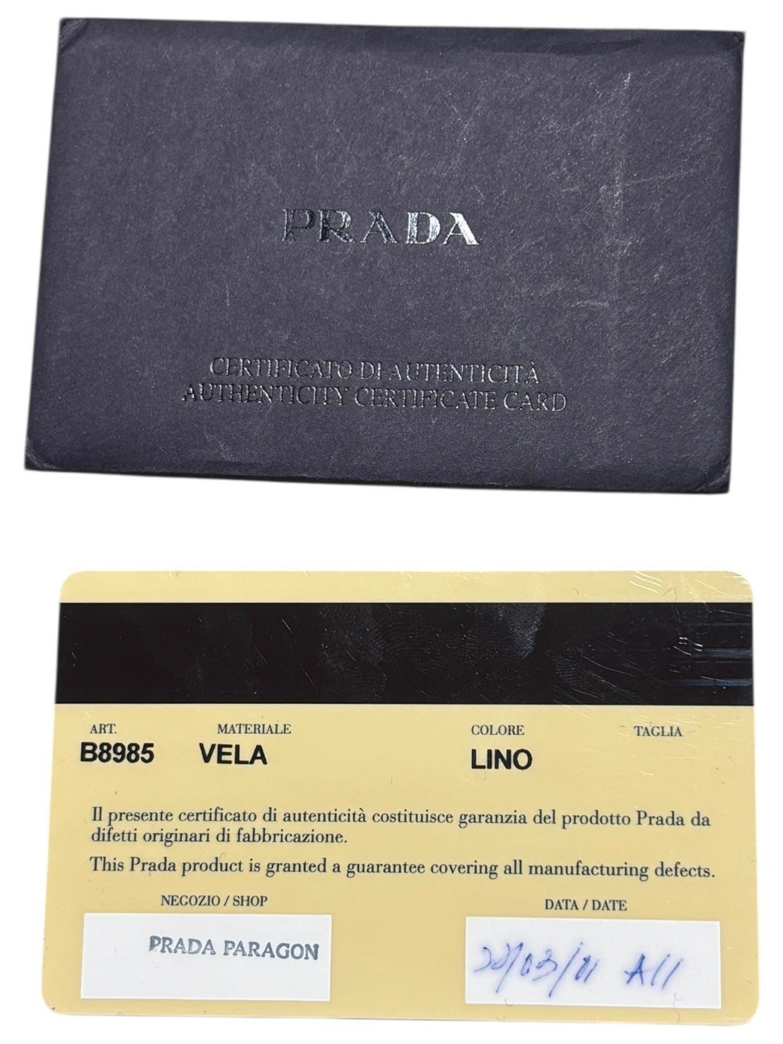 PRADA(プラダ) Nylon Shoulder Bag ナイロン ショルダー バッグ アイボリー