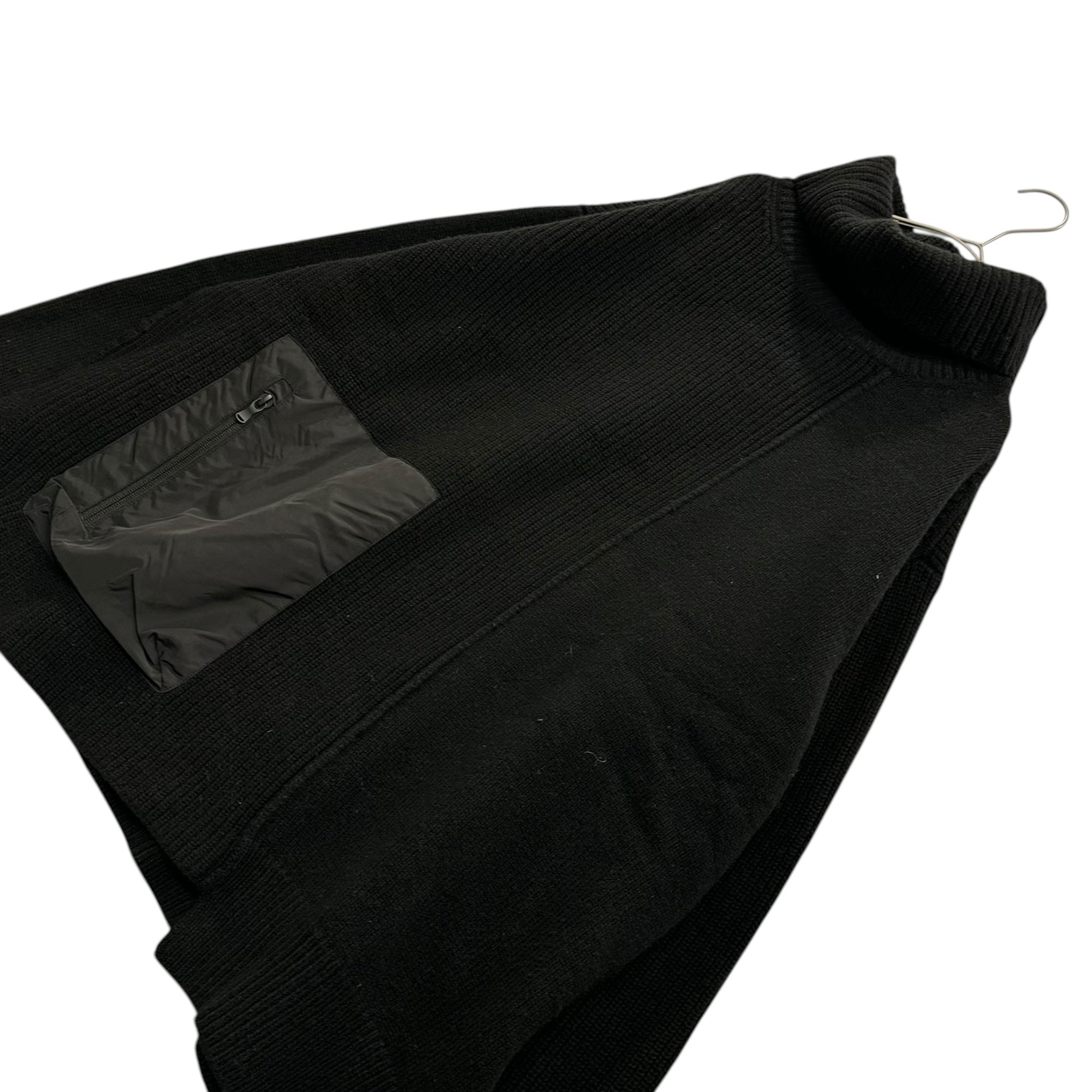 The Viridi-anne(ザヴィリディアン) 20AW Pocketed Turtleneck Sweater ポケット付 タートルネック ニット VI-3270-07 1 ブラック
