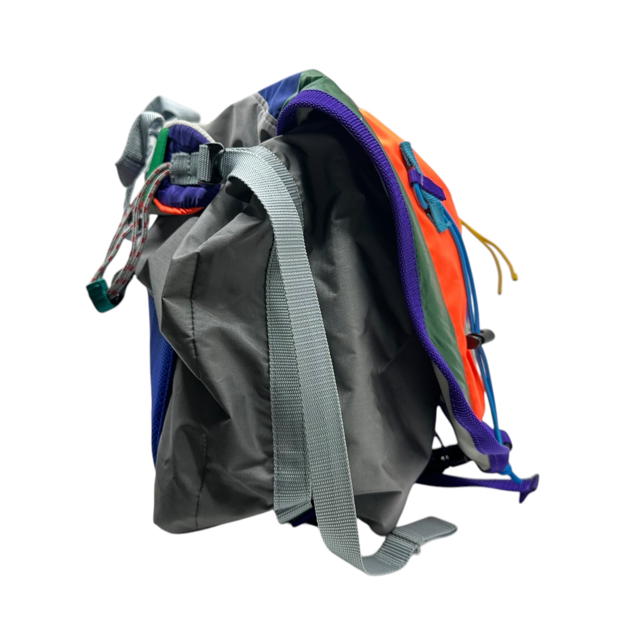 kolor(カラー) 20SS Different fabric docking drawcord messenger bag 異素材 ドッキング ドローコード メッセンジャー バッグ 20SCM-A17516S グレー ショルダー