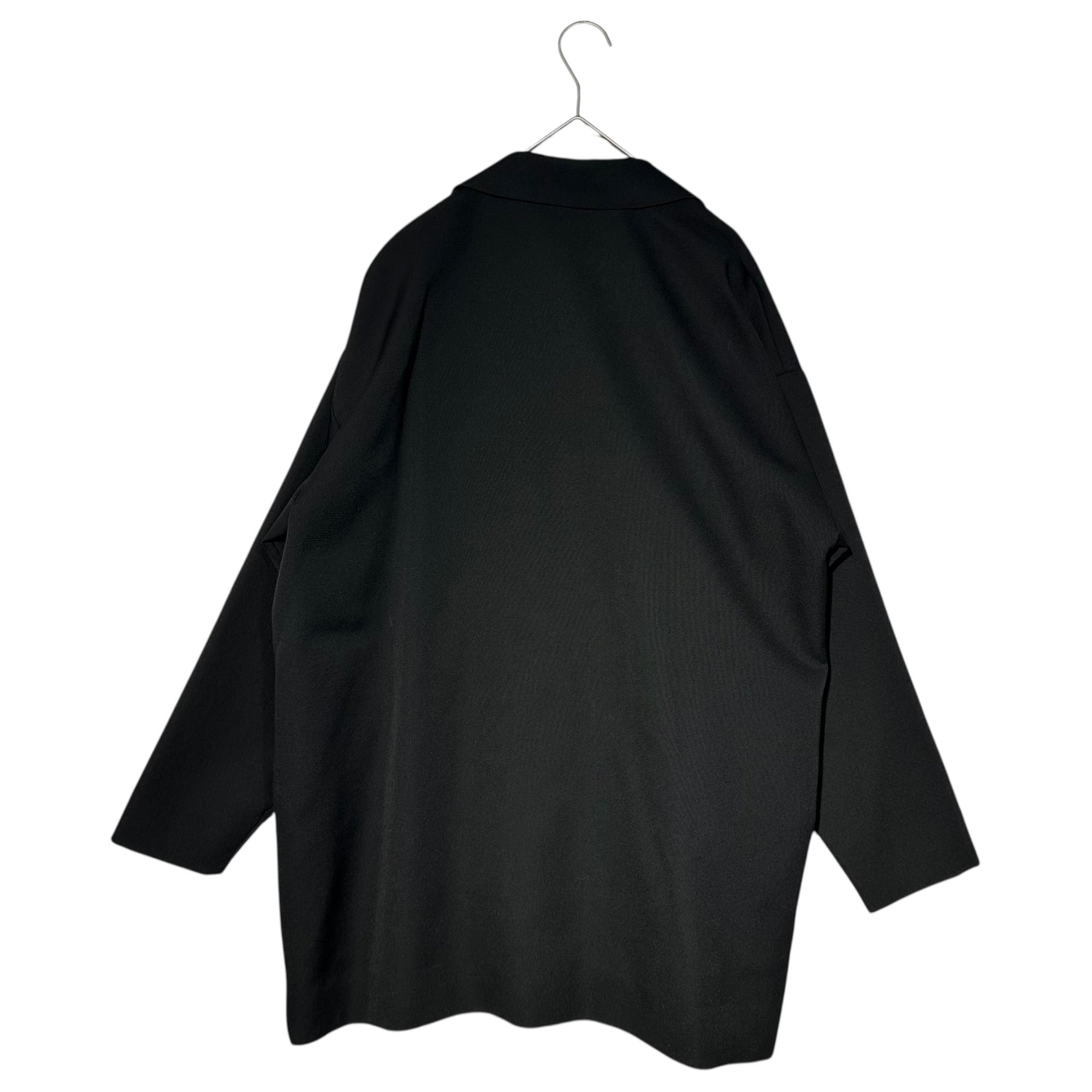 Dulcamara(ドゥルカマラ) ”YOSOIKI” SET UP よそいき ルーズ ダブル ジャケット / 1タック ルーズ テーパード パンツ セットアップ 0 ブラック スーツ 上下 ウール