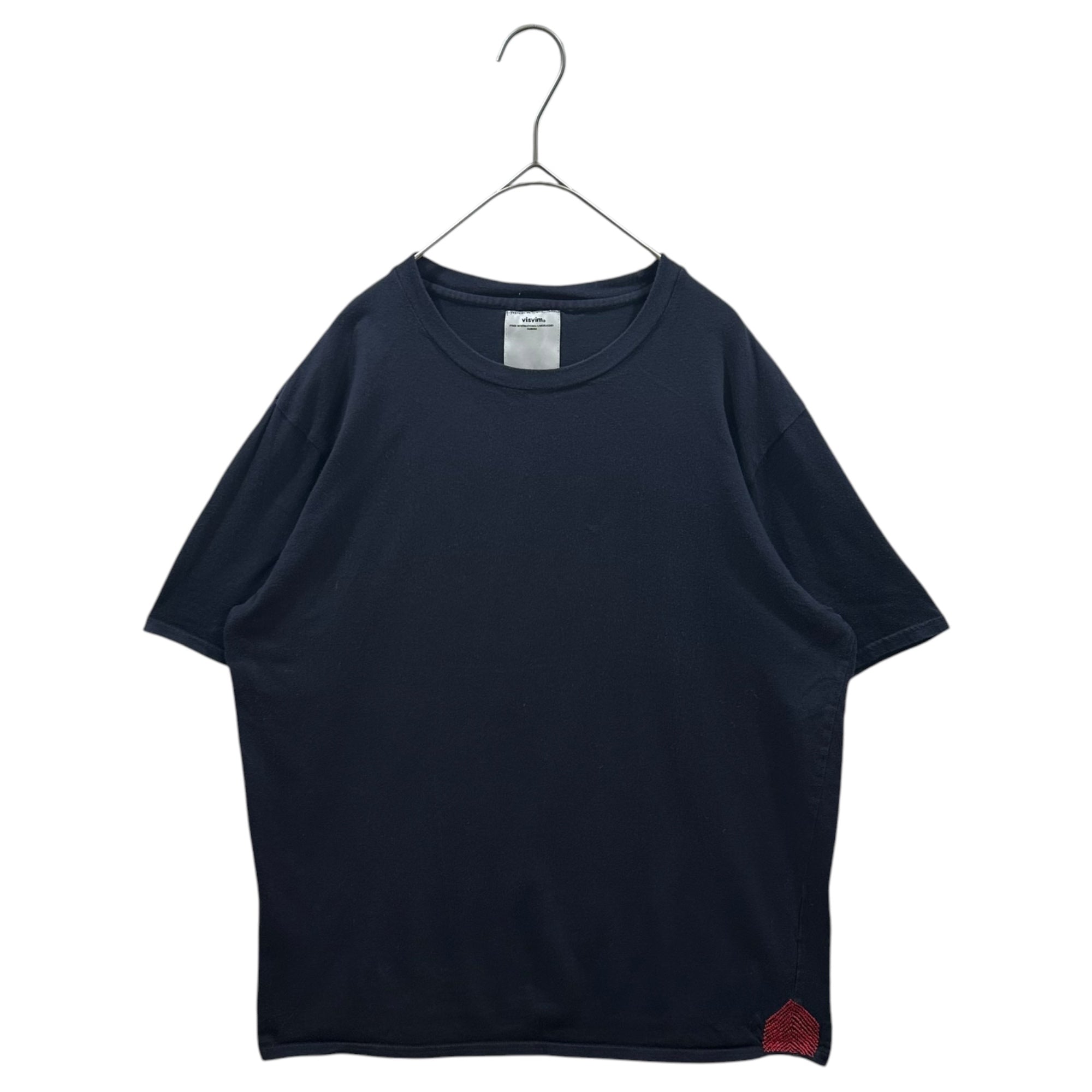 VISVIM(ビズビム/ヴィズヴィム) 2012SS CURTA TEE S/S 裾 刺繍 半袖 Tシャツ 0112105010065 3 ネイビー