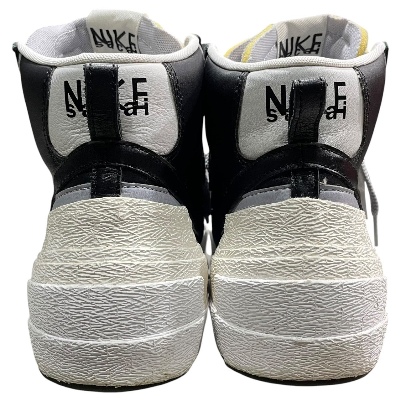 sacai × NIKE(サカイ×ナイキ) BLAZER MID "BLACK/WOLF GREY/WHITE" ブレザー ミッド スニーカー ハイカット BV0072-002 28.0cm ブラック×ホワイト
