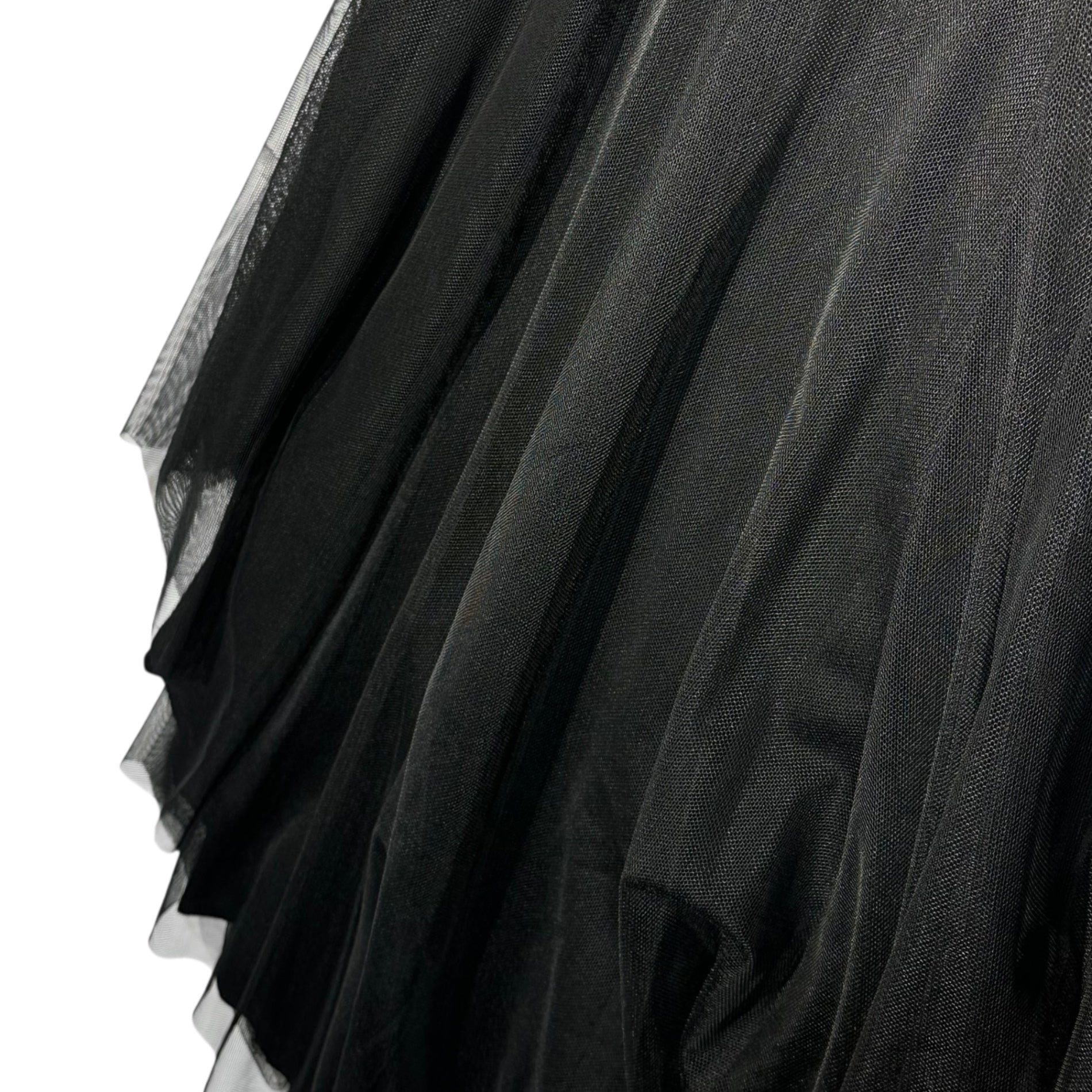 MICHIKO by Y's(ミチコ バイ ワイズ) Sleeveless Tulle Dress ノースリーブ チュール ドレス ワンピース YF-D32-807 1(S程度) ブラック