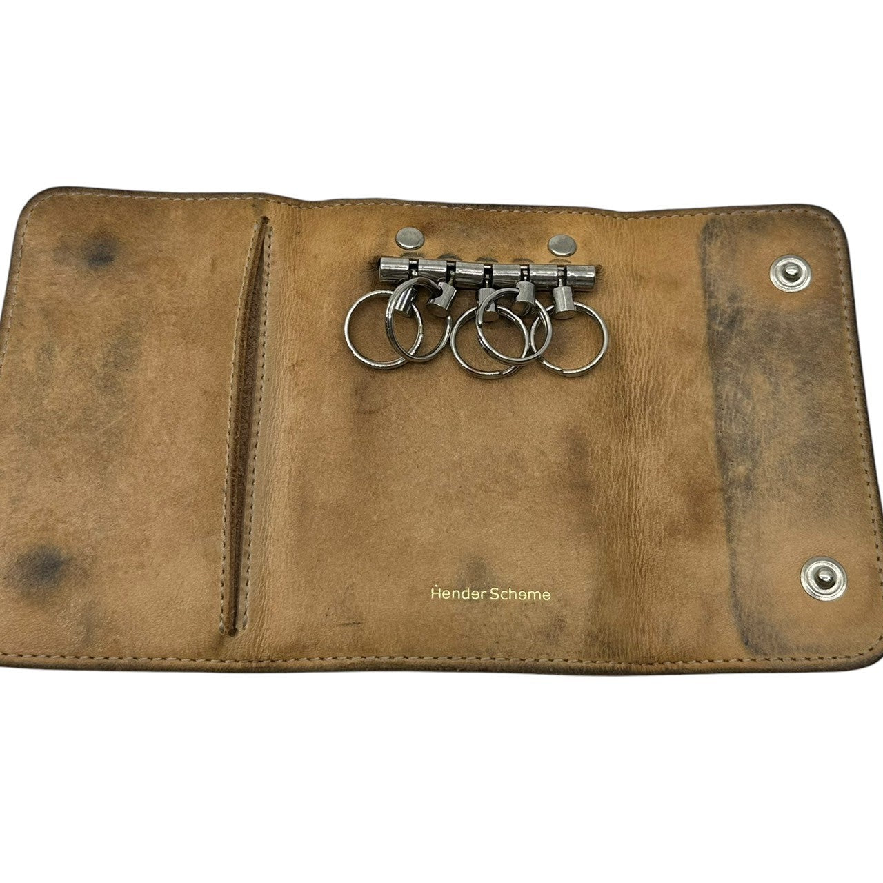 Hender Scheme(エンダースキーマ) seamless key case シームレス キーケース 鍵 レザー ブラック