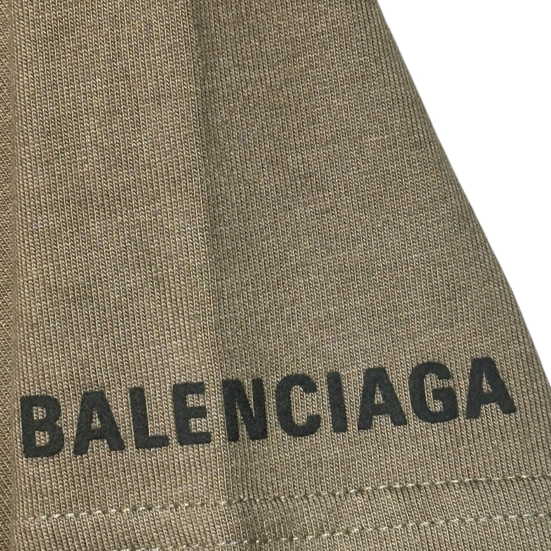 BALENCIAGA(バレンシアガ) 22AW WFP T-SHIRT WOLD FOOD PROGRAMME ワールド フード プログラム 両面プリント モックネック 半袖Tシャツ 612965 XS ブラウン