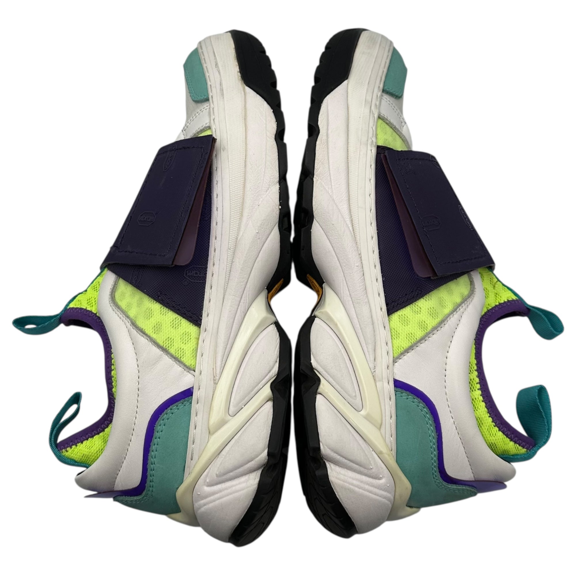 A(LeFRUDE)E(アルフレード) Big Velcro Dad Sneakers ビッグ ベルクロ ダッド スニーカー ホワイト×グリーン×パープル