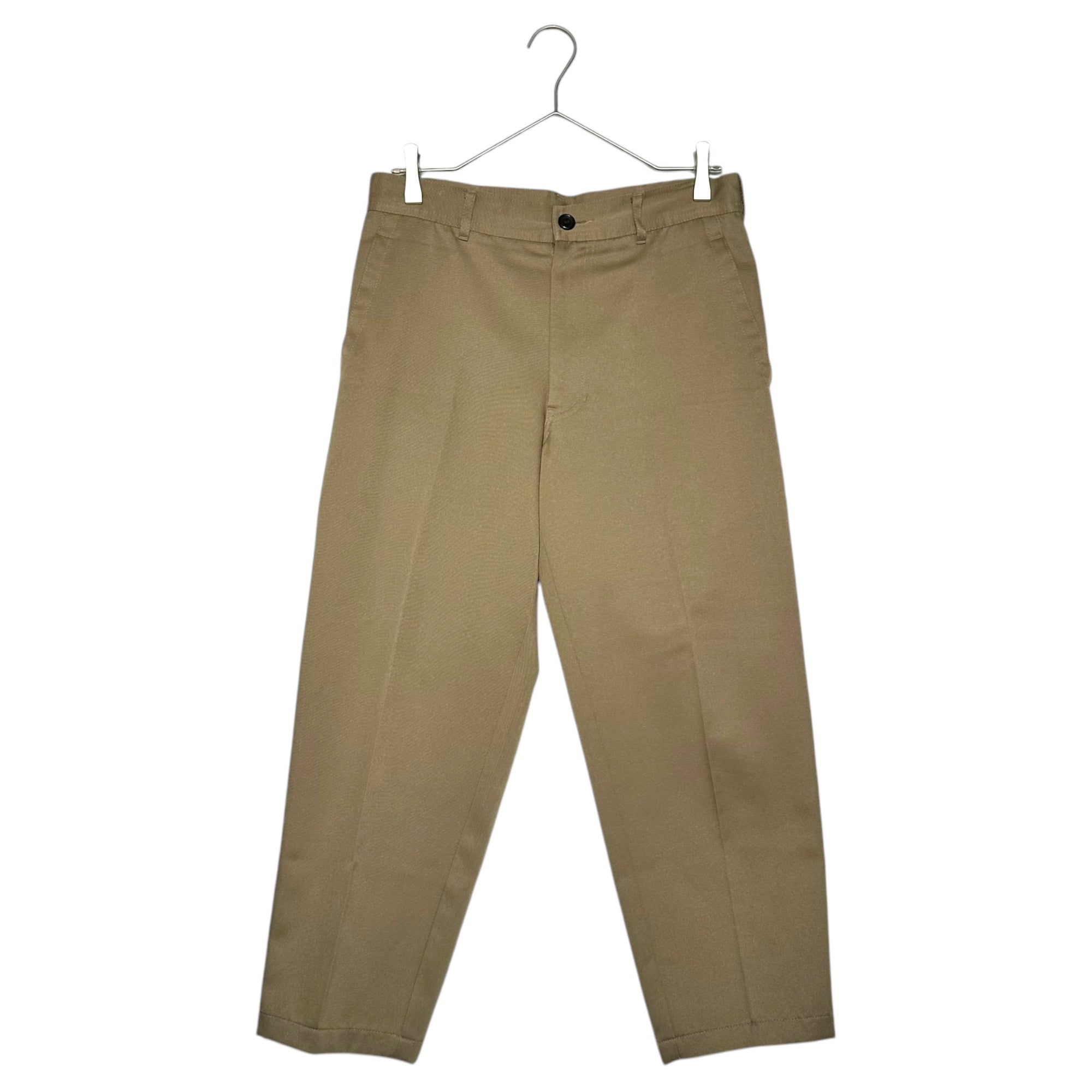 COMME des GARCONS HOMME PLUS(コムデギャルソンオムプリュス) 98AW poly cotton tapered slacks/ポリコットンテーパードスラックス PP-04066S SIZE S ベージュ AD1998 インサイドアウト期