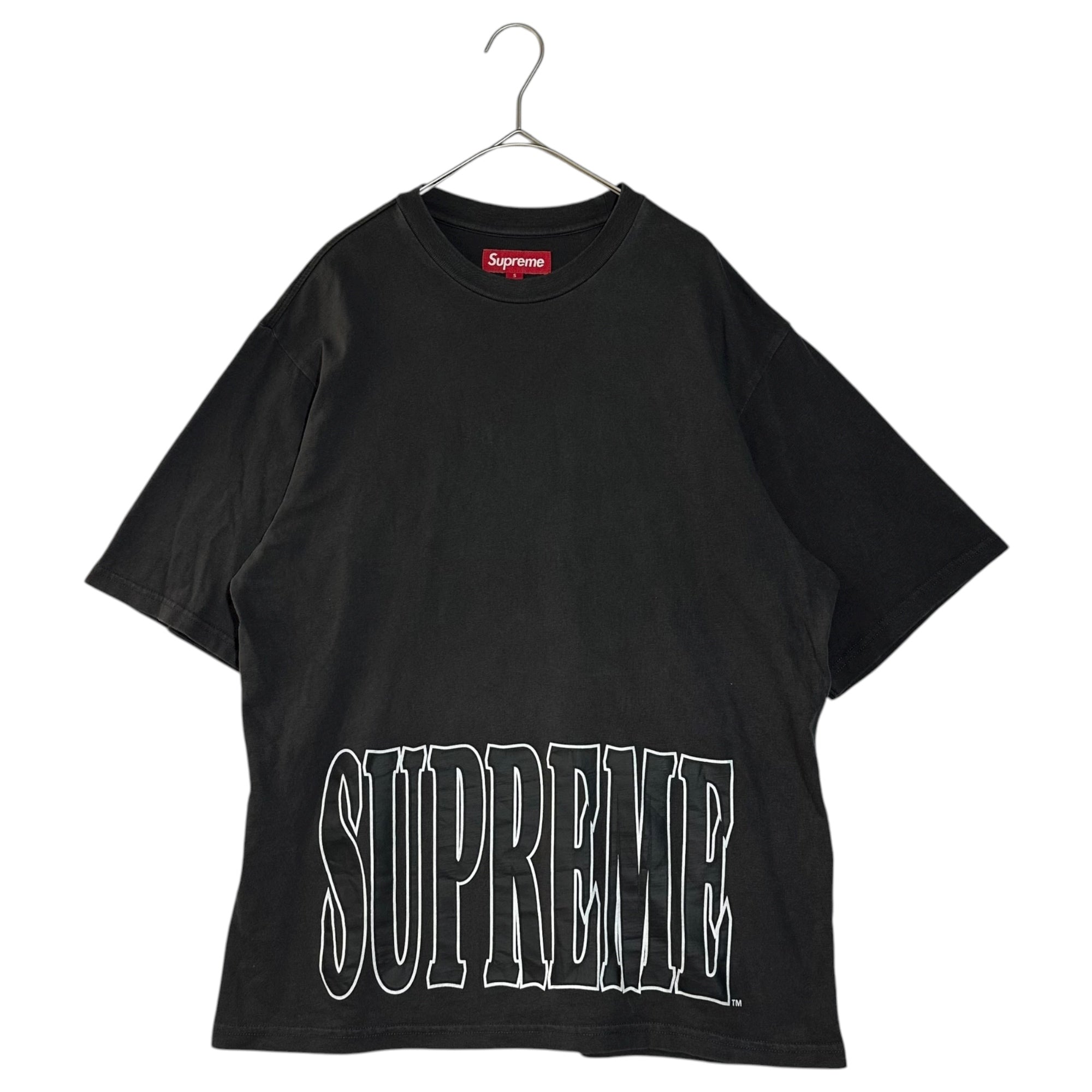 SUPREME(シュプリーム) 25AW Cracked Stretch S/S Top ロゴ プリント Tシャツ S ブラック 25FW