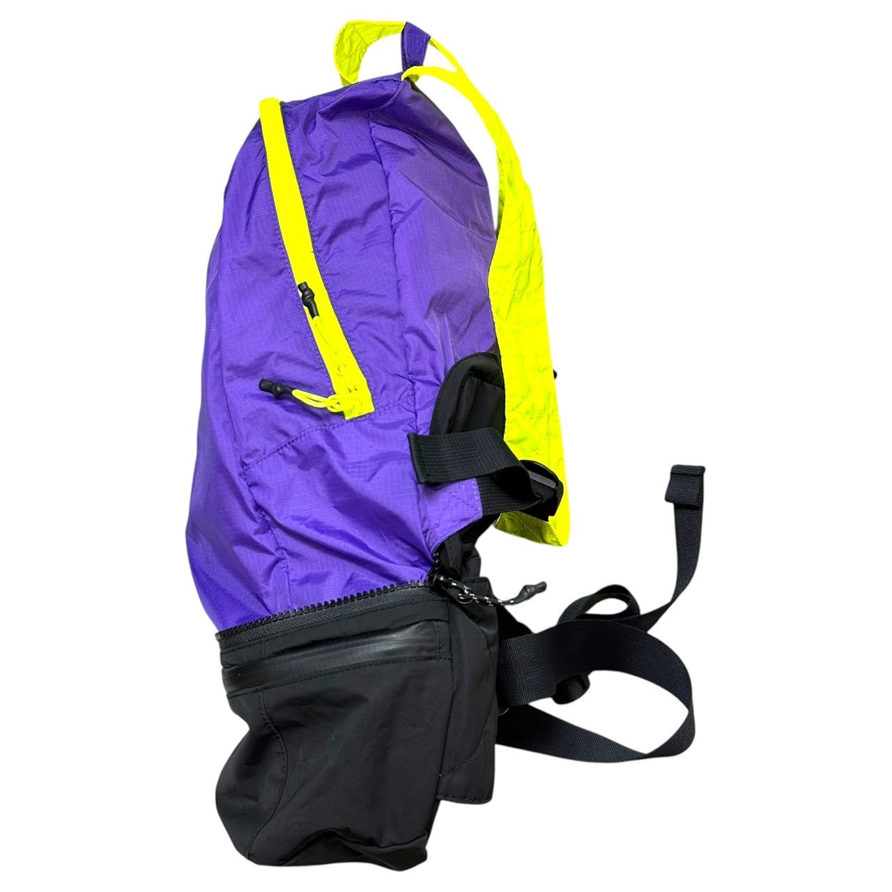 Topologie(トポロジー) Convert Daypack コンバート デイパック ブラック×パープル 2WAY リュック バッグ ポーチ