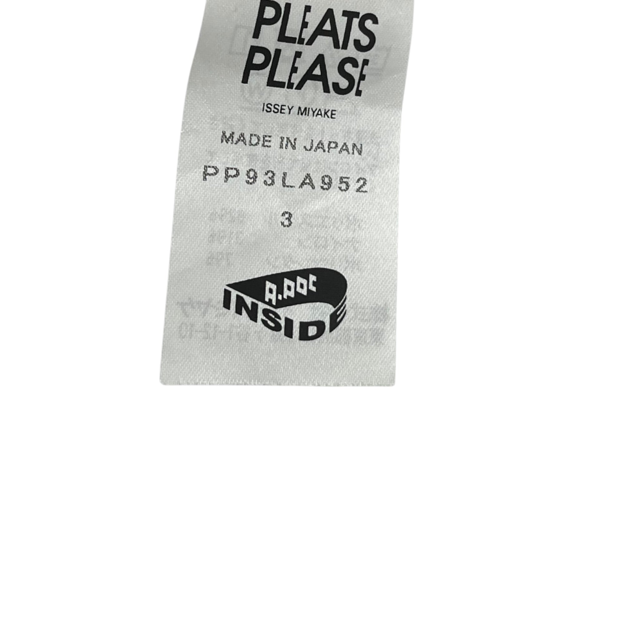 A-POC INSIDE PLEATS PLEASE ISSEY MIYAKE(エイポック インサイド プリーツプリーズ イッセイミヤケ) Thick stripe buttonless waist button cardigan wide pants setup 太ストライプ ボタンレス ウエストボタン カーディガン ワイドパンツ セットアップ TOP:PP93LA952 BOTTOM:PP93LF953 3(L程度) オレンジ