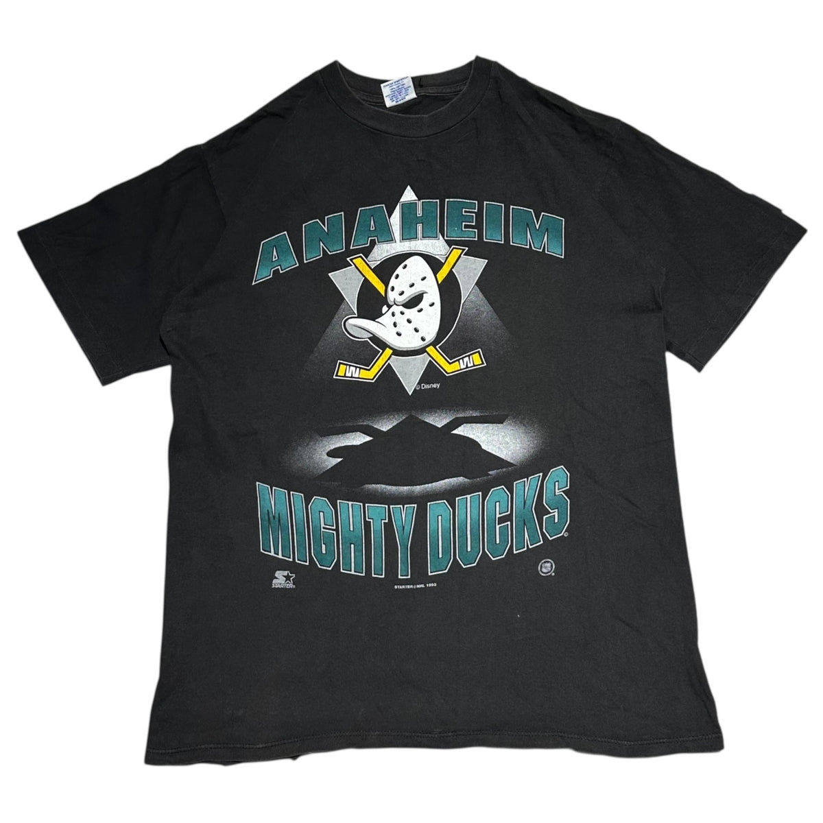 STARTER(スターター) 1993 NHL ”Disney” ANAHEIM MIGHTY DUCKS T-shirt 