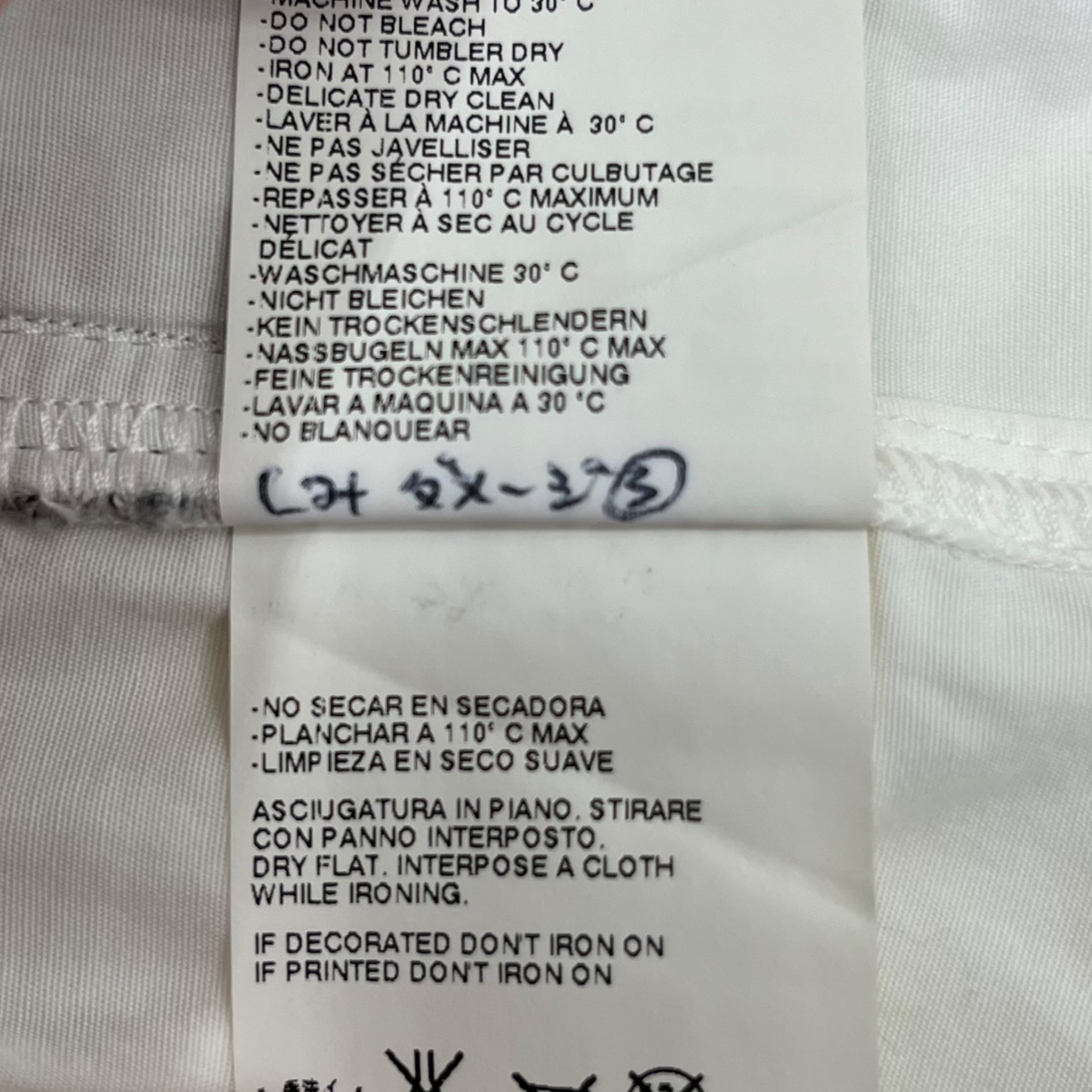 DSQUARED2(ディースクエアード) Long-sleeved shirt with different materials 異素材 切替 長袖 シャツ S71DL0514 46 ホワイト×グレー×ネイビー