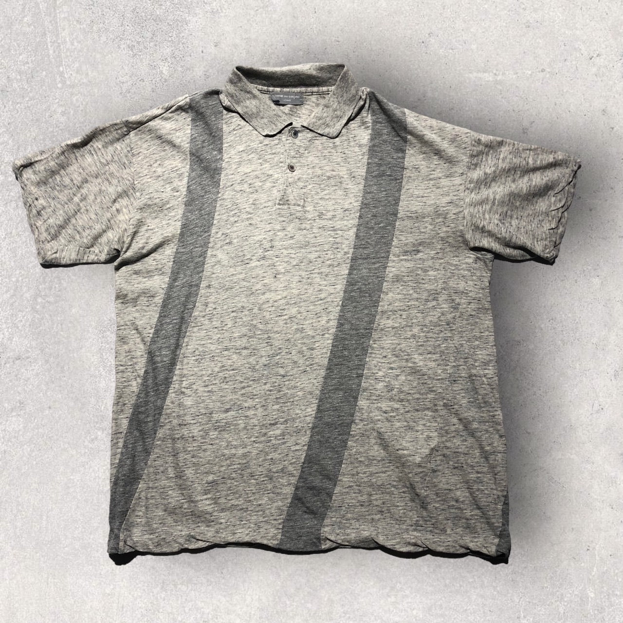 COMME des GARCONS HOMME(コムデギャルソンオム) 80~90'sポロシャツ HT-020140 表記なし(L程度) グレー