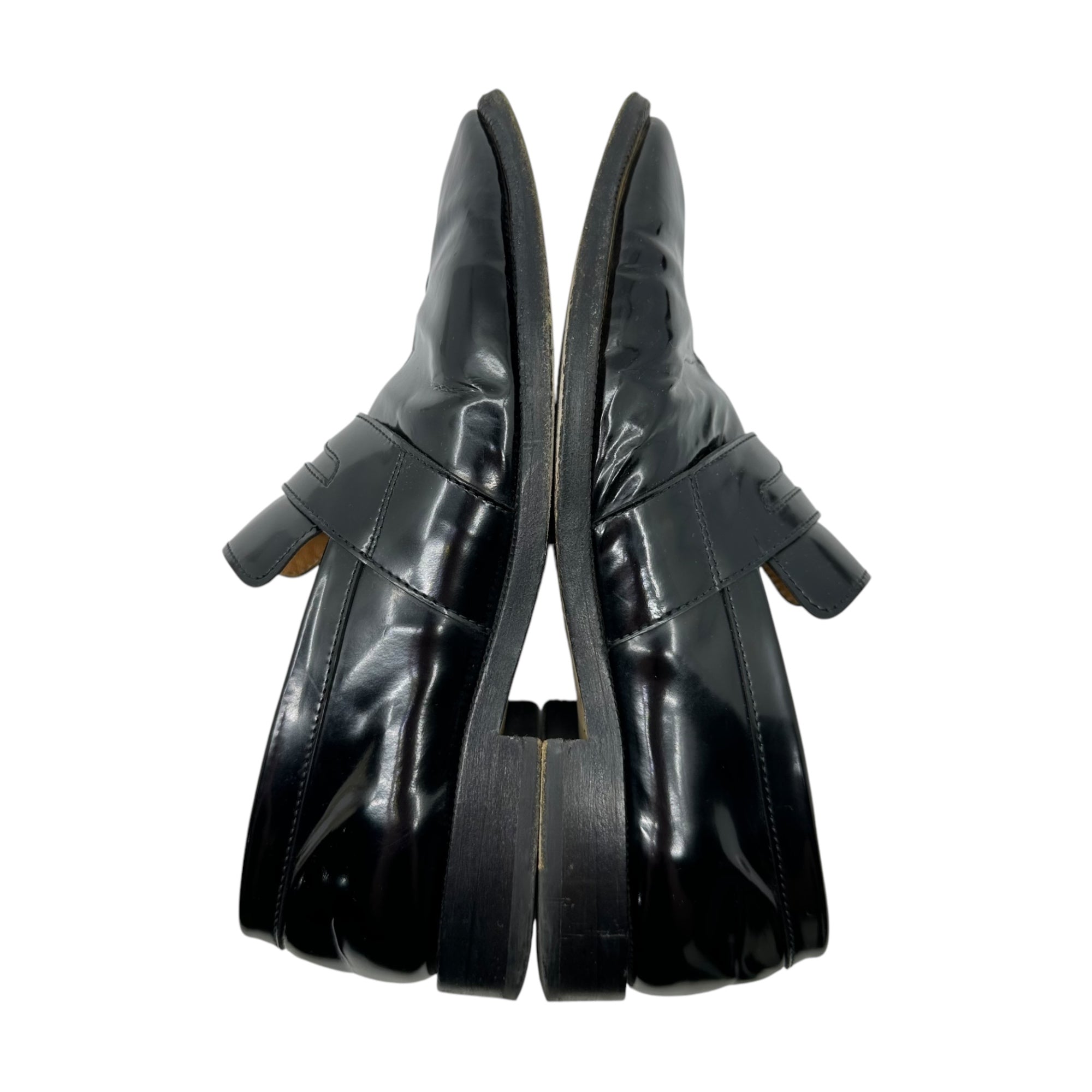 MAISON MARGIELA(メゾンマルジェラ) Patent leather tabi coin loafers パテントレザー 足袋 コイン ローファー 39(24.5~25.0cm程度) ブラック