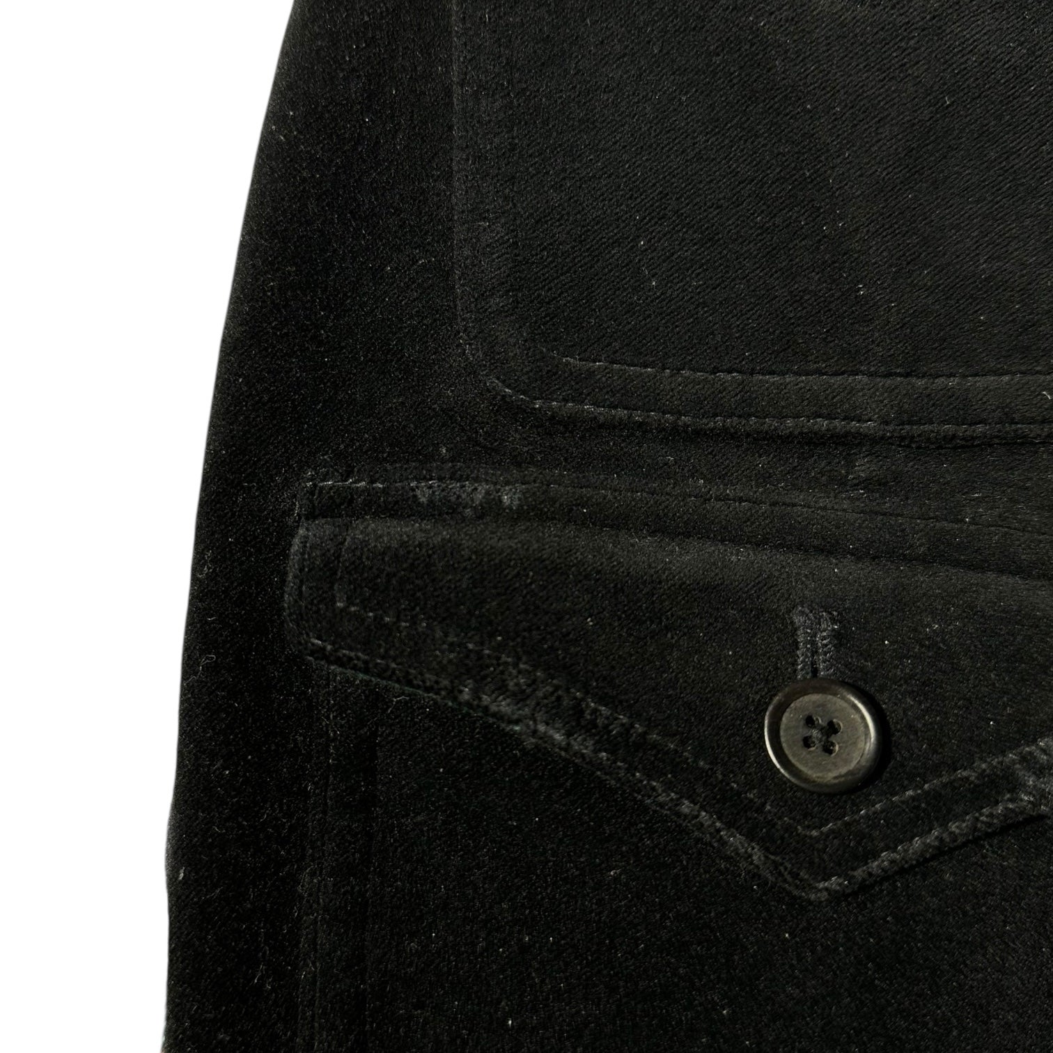 POLO RALPH LAUREN(ポロラルフローレン) 90's~00's Velour Tartan Check Gilet ベロア タータン チェック ジレ JR-RL-LW-3241 M ブラック×グリーン 90年代~ ヴィンテージ ベスト