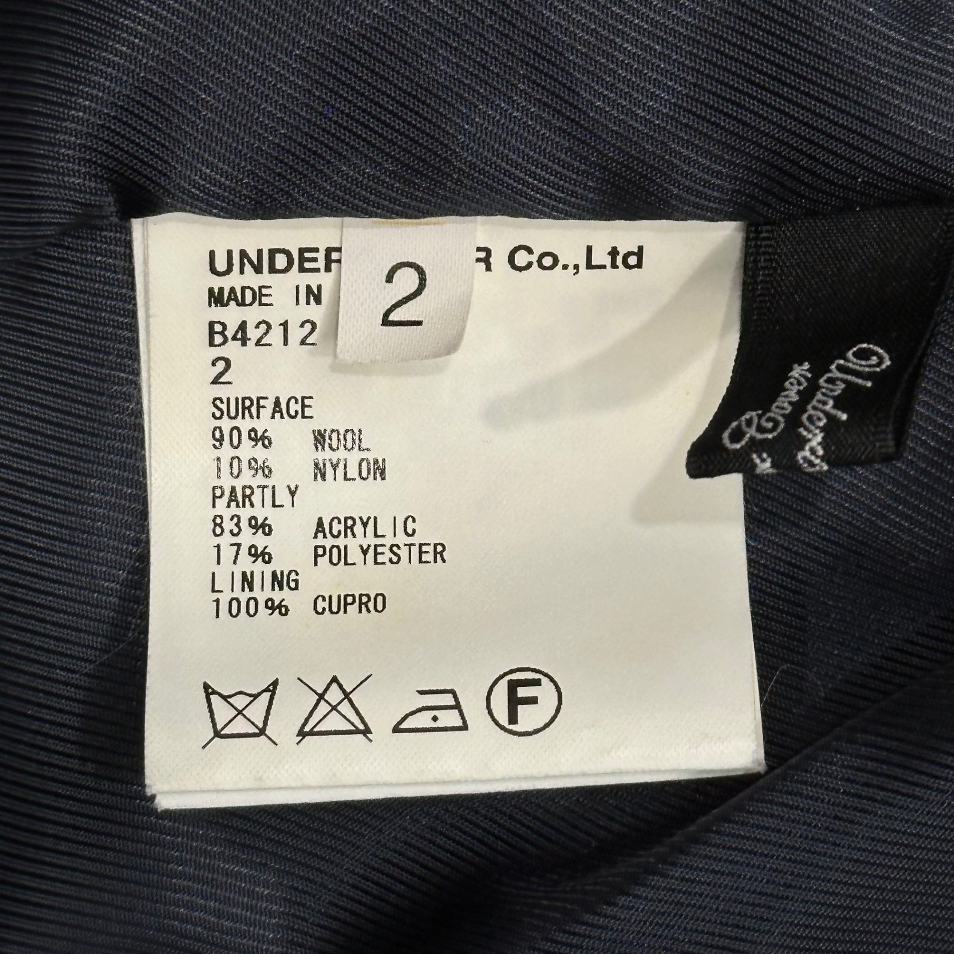 UNDERCOVERISM(アンダーカバイズム) 08AW UNREAL REAL CLOTHES期 Shearling Wool Check Rider Jacket ボア ウール チェック ライダース ジャケット B4212 2 ブルー×レッド