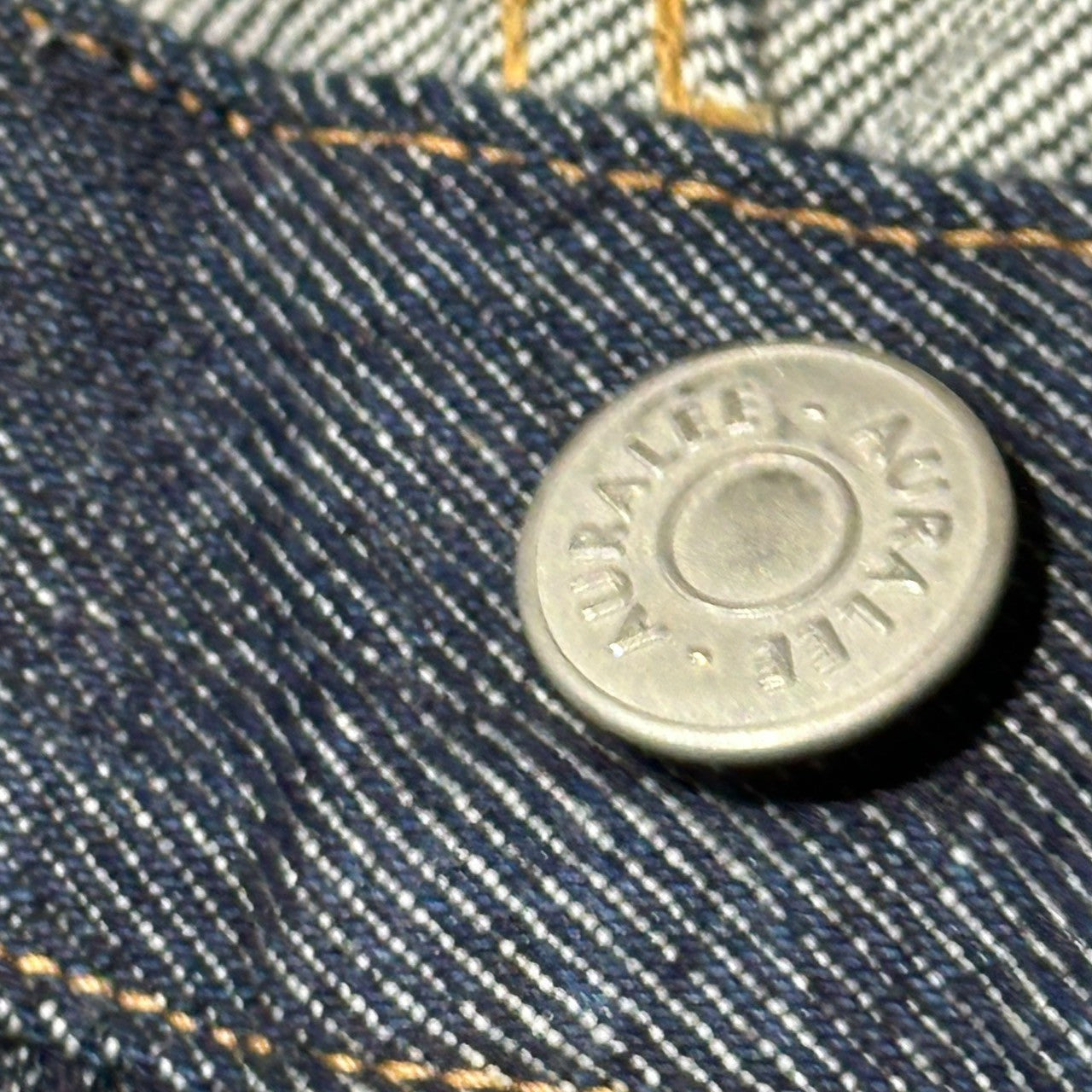 AURALEE(オーラリー) 20AW HARD TWIST DENIM 5P PANTS ハード ツイスト デニム パンツ A00P03DM 30 インディゴ