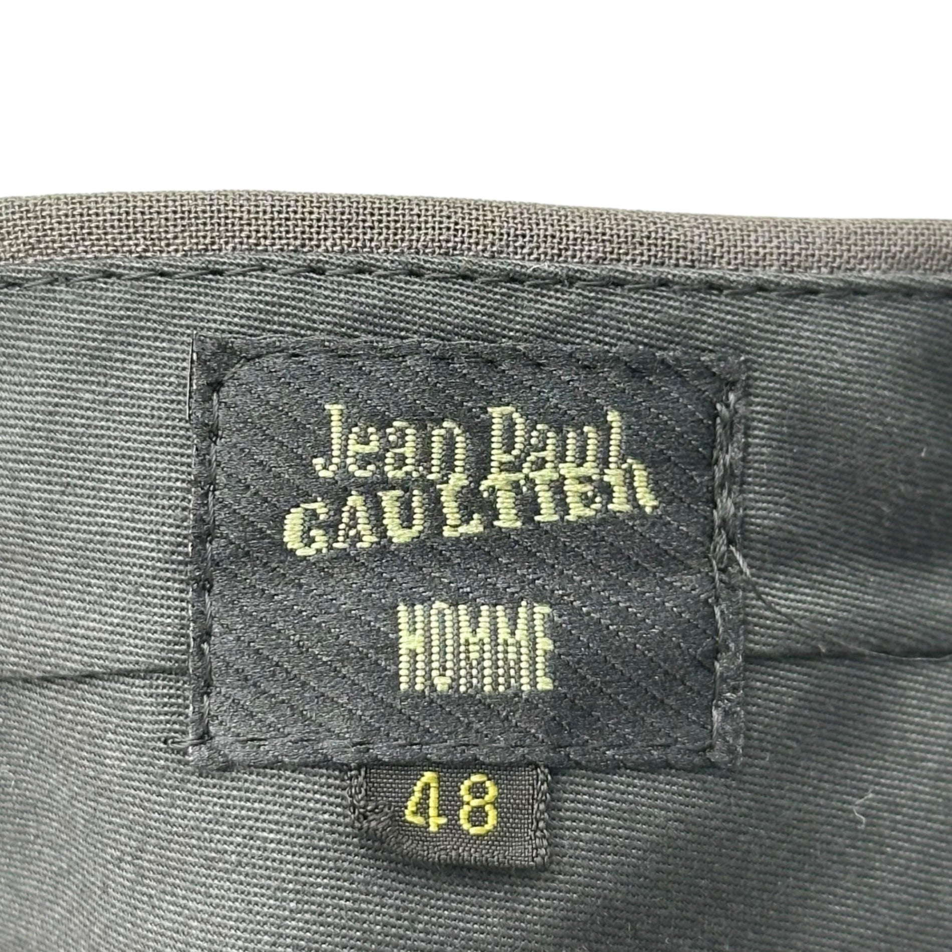 Jean Paul GAULTIER HOMME(ジャンポールゴルチエオム) 90's Vintage 2-Tuck Slacks 90年代 ヴィンテージ 2タック スラックス PJM.PR.JG. 48(M) グレー