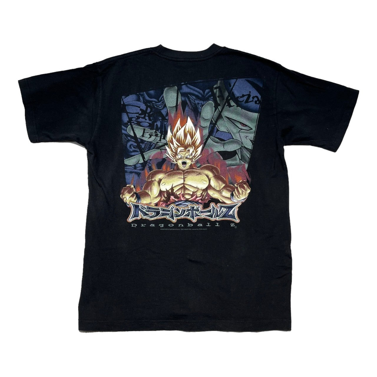 VINTAGE(ヴィンテージ) 00's "DRAGON BALL Z " animation T-shirt ドラゴンボール Z アニメ Tシャツ 悟空 フリーザ M ブラック ©2000 BIRD STUDIO/XHUEISHA MICHAEL ボディ スーパーサイヤ人