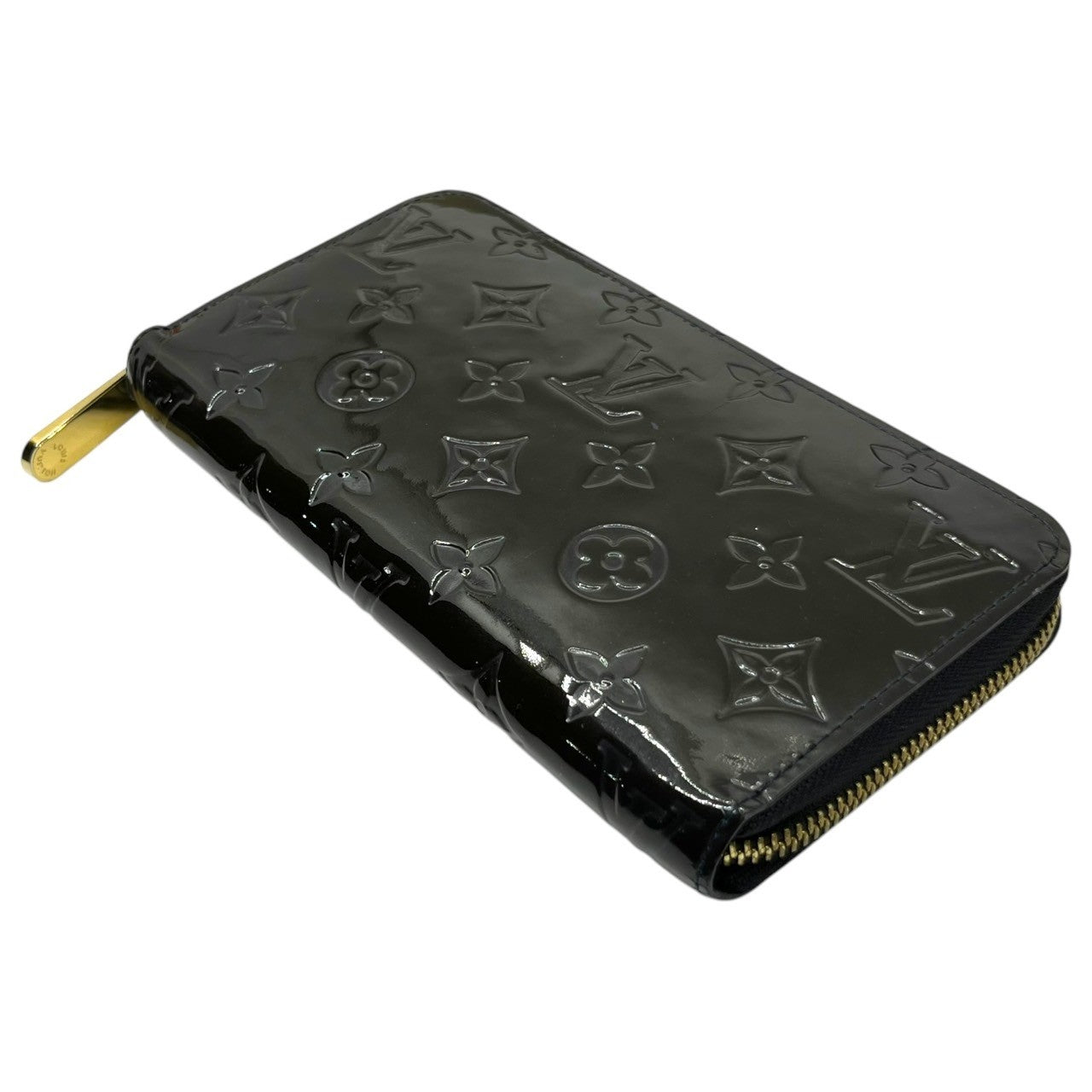LOUIS VUITTON(ルイヴィトン) Monogram Vernis Zippy Wallet モノグラム・ヴェルニ ジッピーウォレット M90075 ネイビー SP2101 箱付