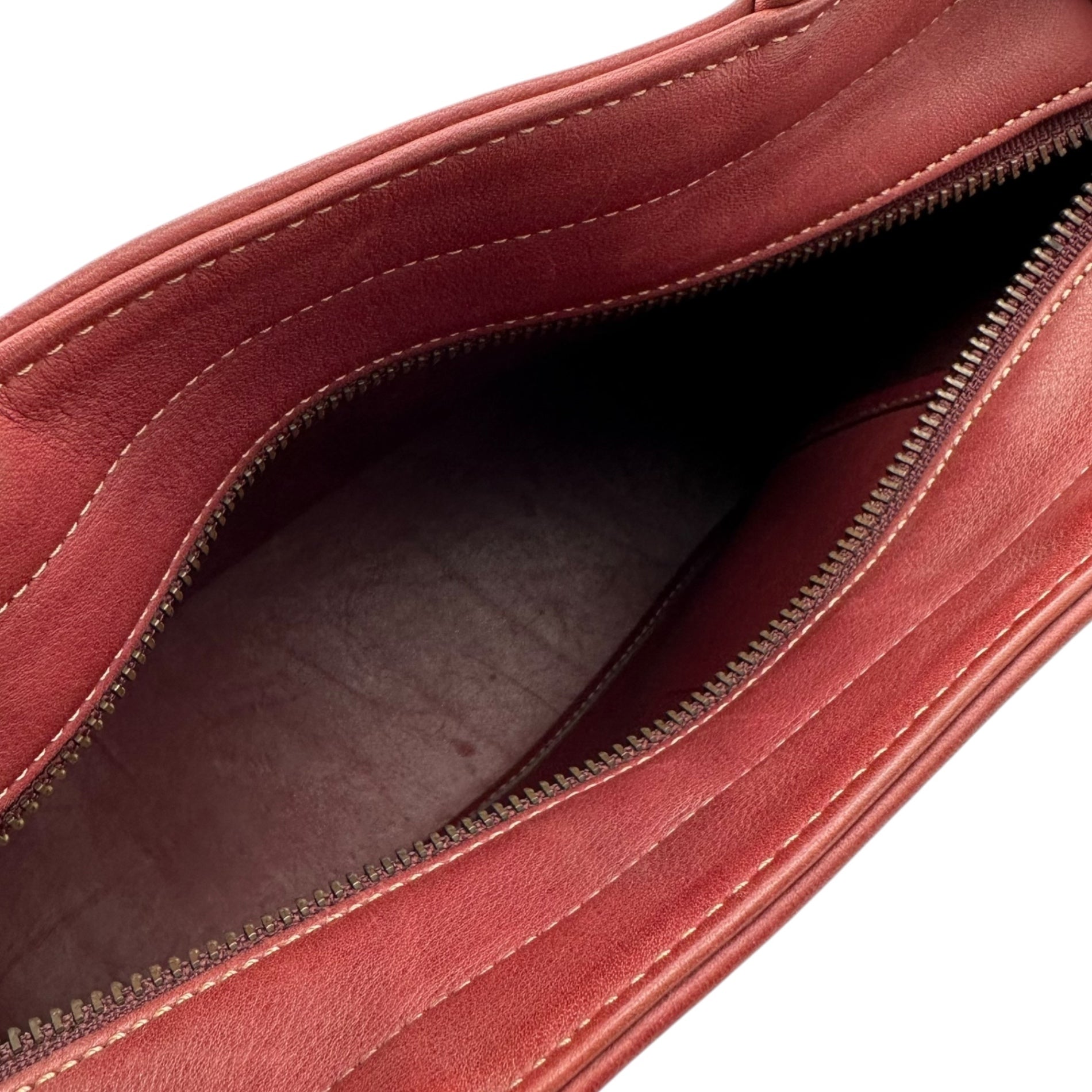 COACH(コーチ) Leather Handbag レザー ハンド バッグ D9303 レッド OLD