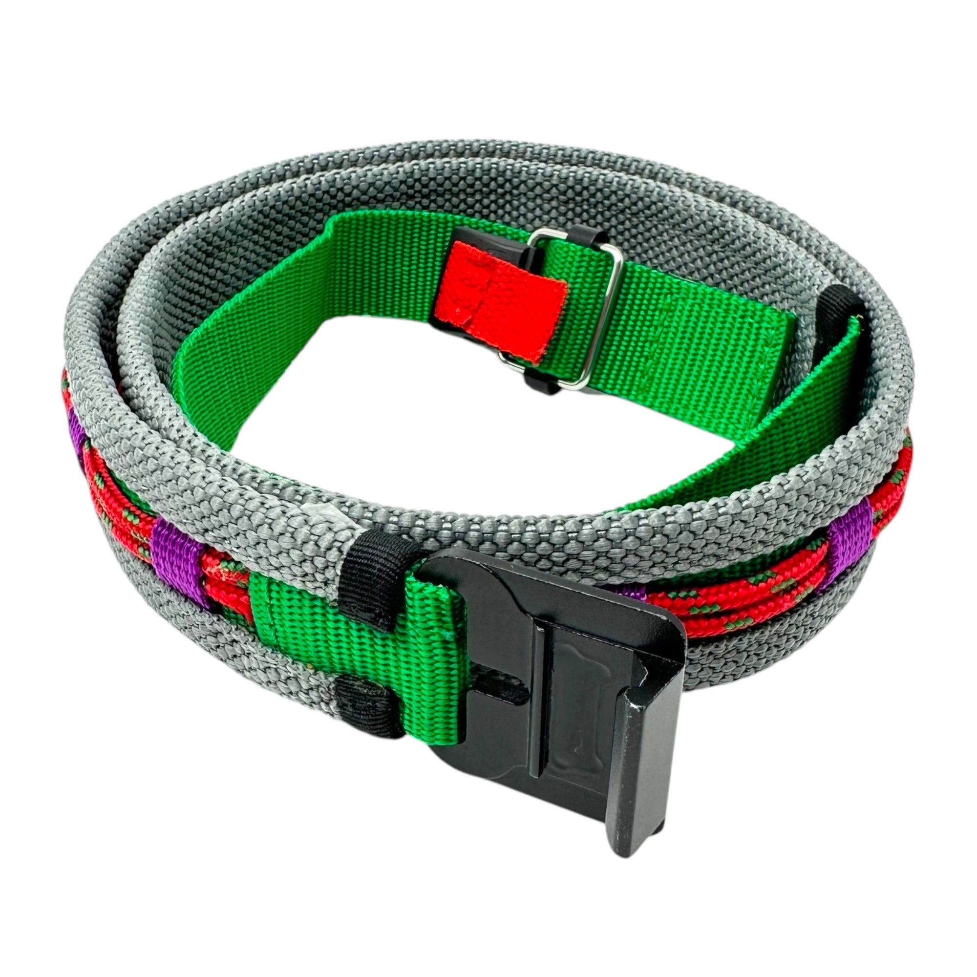 kolor BEACON(カラービーコン) 22AW FIDLOCK Magnet Buckle Nylon Belt フィドロック 磁石 バックル ナイロン ベルト 22WBM-A04534 グレー×グリーン ドッキング