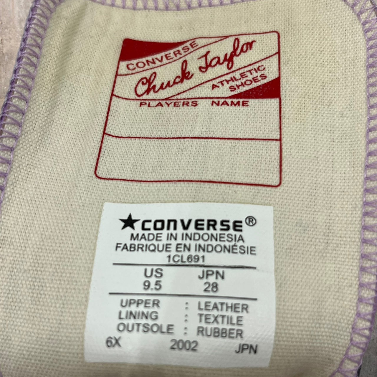 CONVERSE ADDICT(コンバース アディクト) CHUCK TAYLOR SUEDE OX/チャックテーラー/ローカットスウェードスニーカー 1CL691 28cm パープル