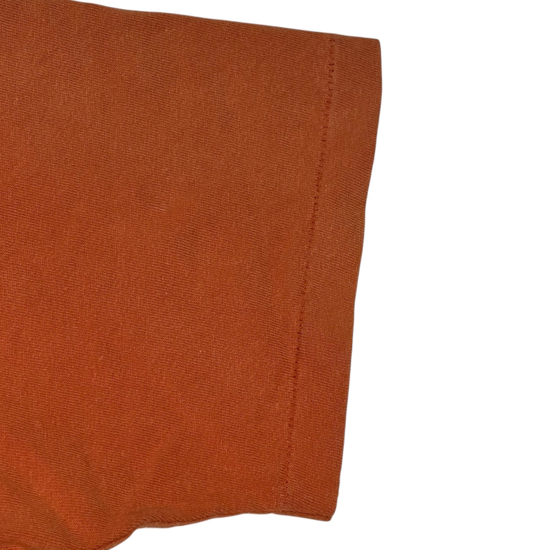 STUSSY(ステューシー) 80's SHADOW MAN TEE シャドーマン プリント Tシャツ 表記無(M程度) オレンジ 80年代 ヴィンテージ オールド