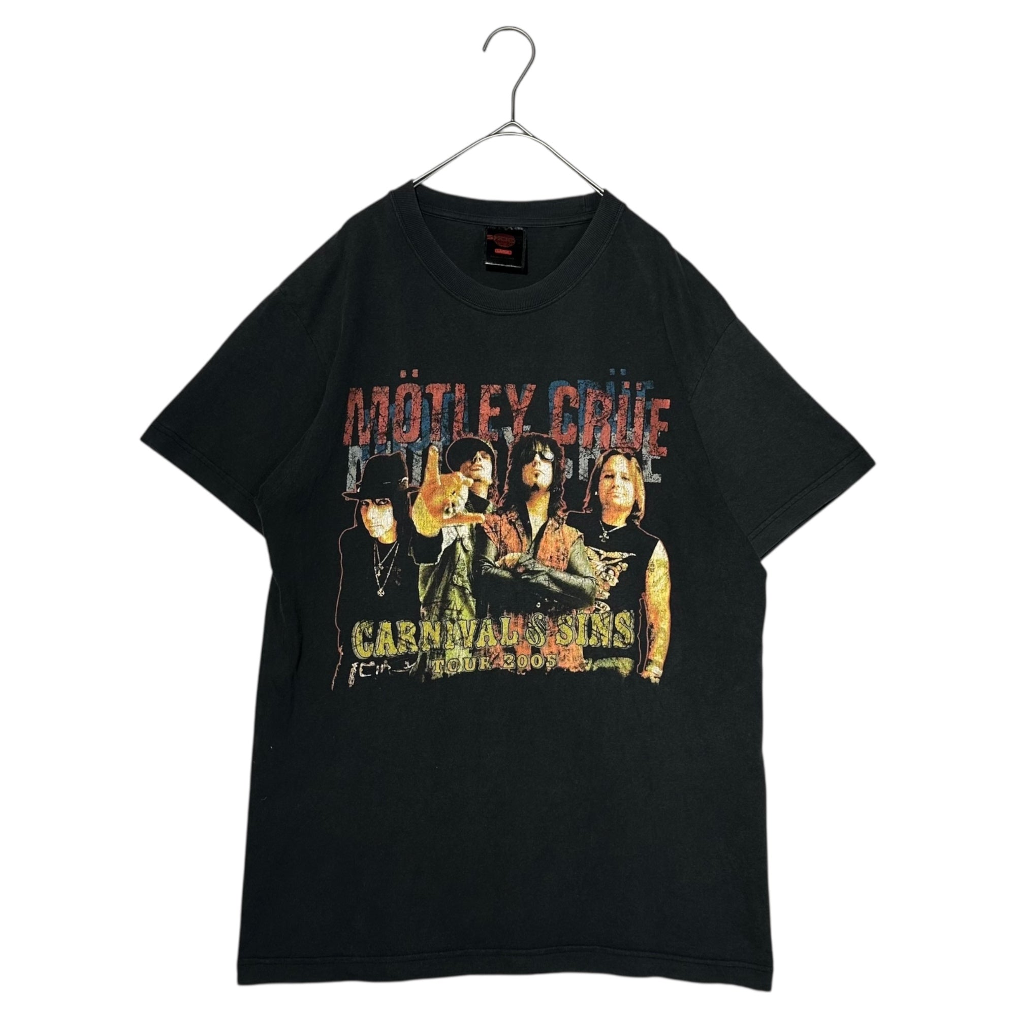 VINTAGE(ヴィンテージ) 00's MOTLEY CRUE BAND T-SHIRT モトリークルー バンド Tシャツ L ブラック 2005年ツアー