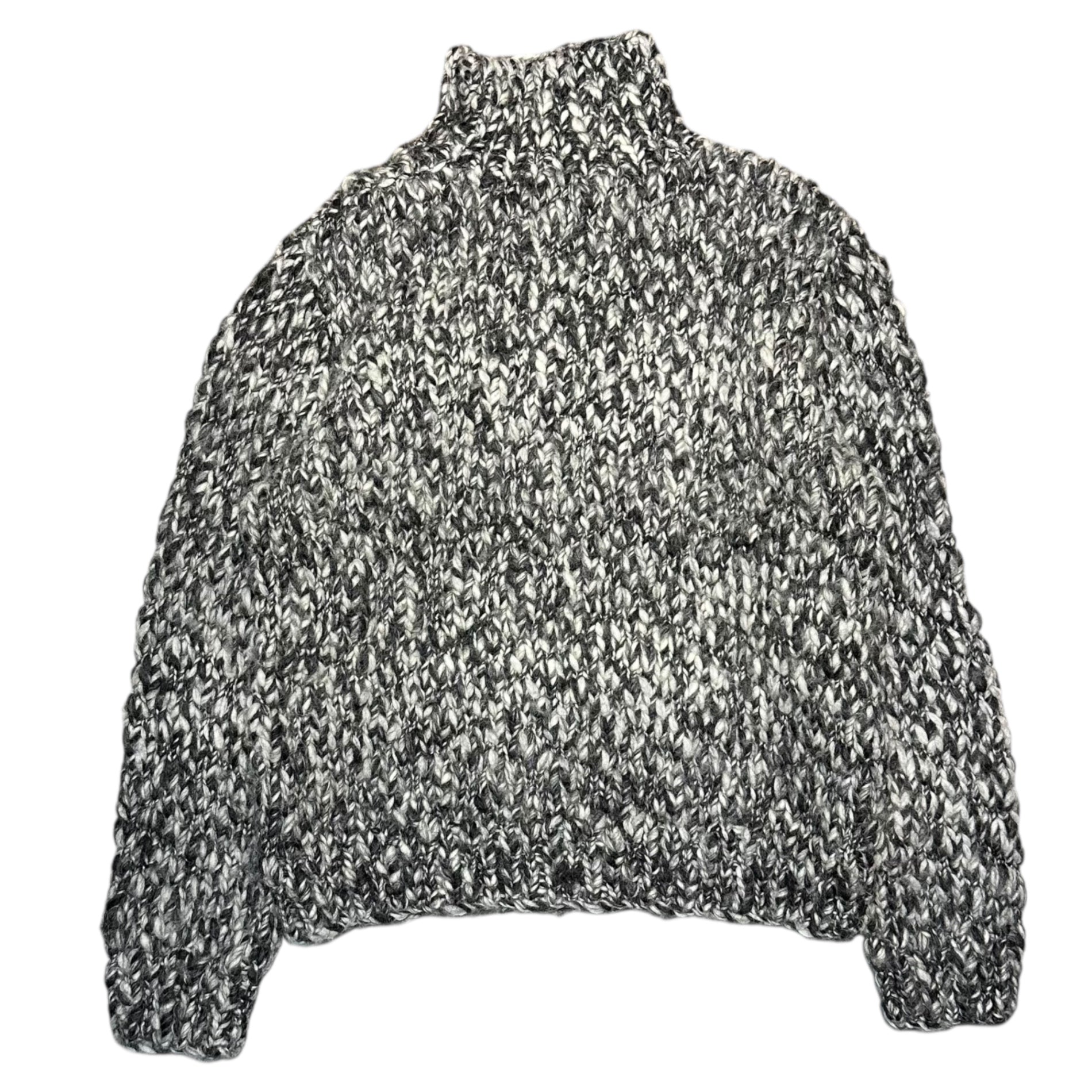 POLO RALPH LAUREN(ポロラルフローレン) Shoulder Concho Hand-Knitted Pullover ショルダー コンチョ ハンド ニット プルオーバー L グレー 品質表示タグ切れ