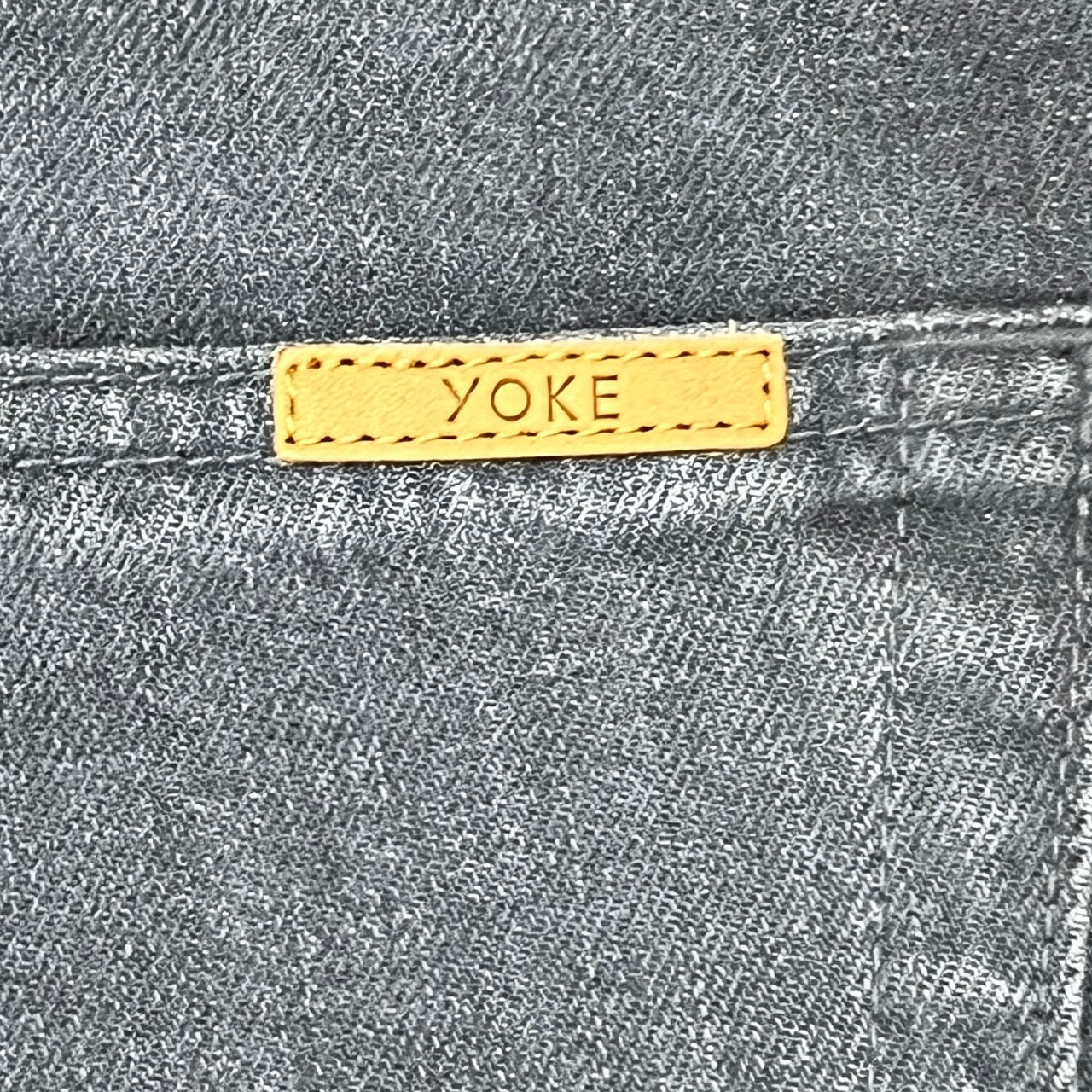 YOKE(ヨーク) Laser Processed 5P Straight Denim Pants/デニムパンツ/ジーンズ/グラデーション YK23SS0468P-B SIZE 2(M) グレー