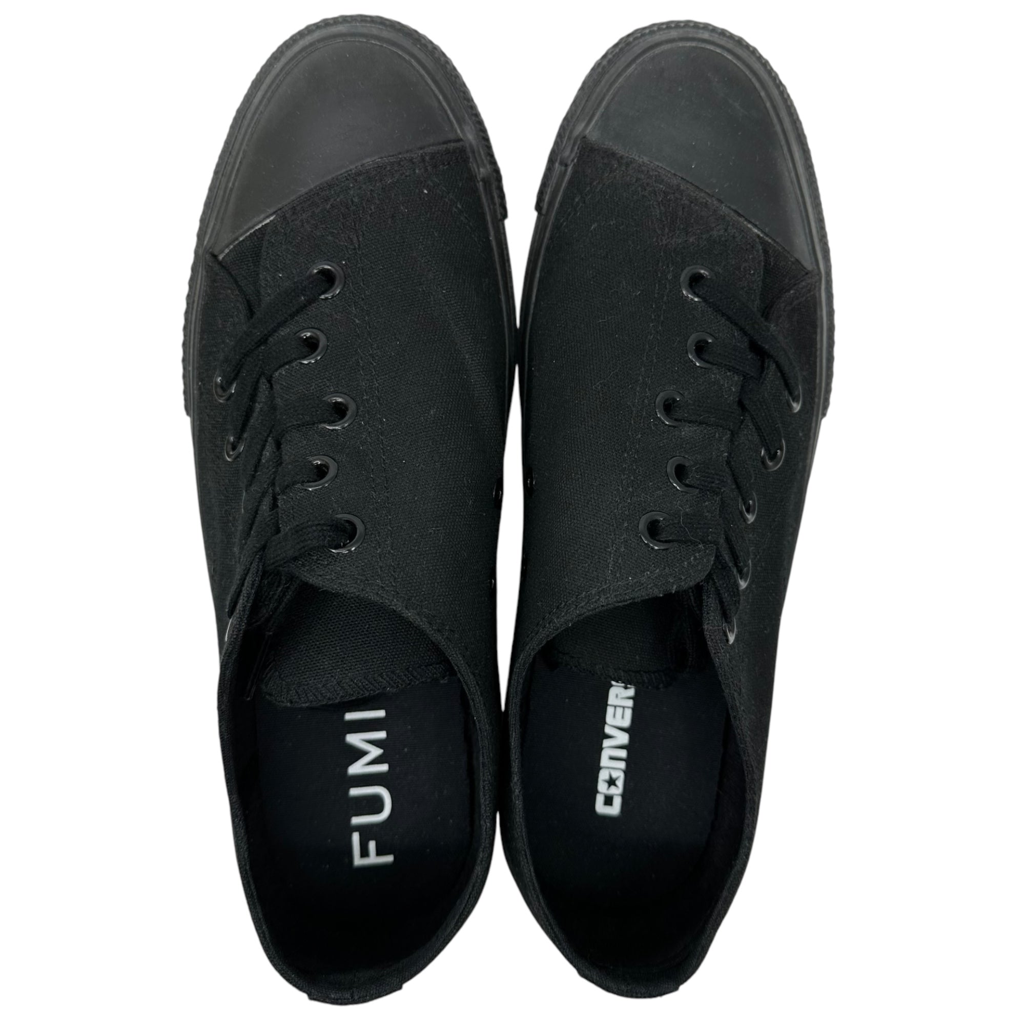 CONVERSE×FUMITOGANRYU(コンバース×フミトガンリュウ) ALL STAR ASYMMETRY OX オールスター アシンメトリー ローカット スニーカー 1SD375 27cm ブラック コラボ