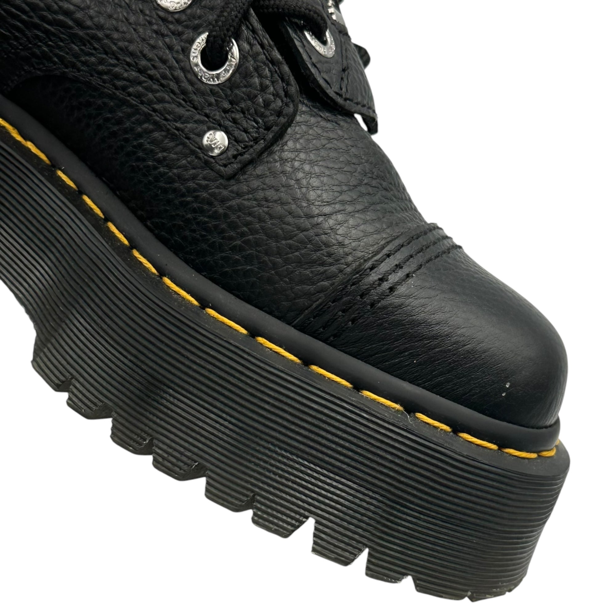 DR.MARTENS(ドクターマーチン) Center-Zip 10-Eyelet Lace-Up Boots センタージップ 10ホール レースアップ ブーツ AW006 KV07Y UK5(24.0cm程度) ブラック