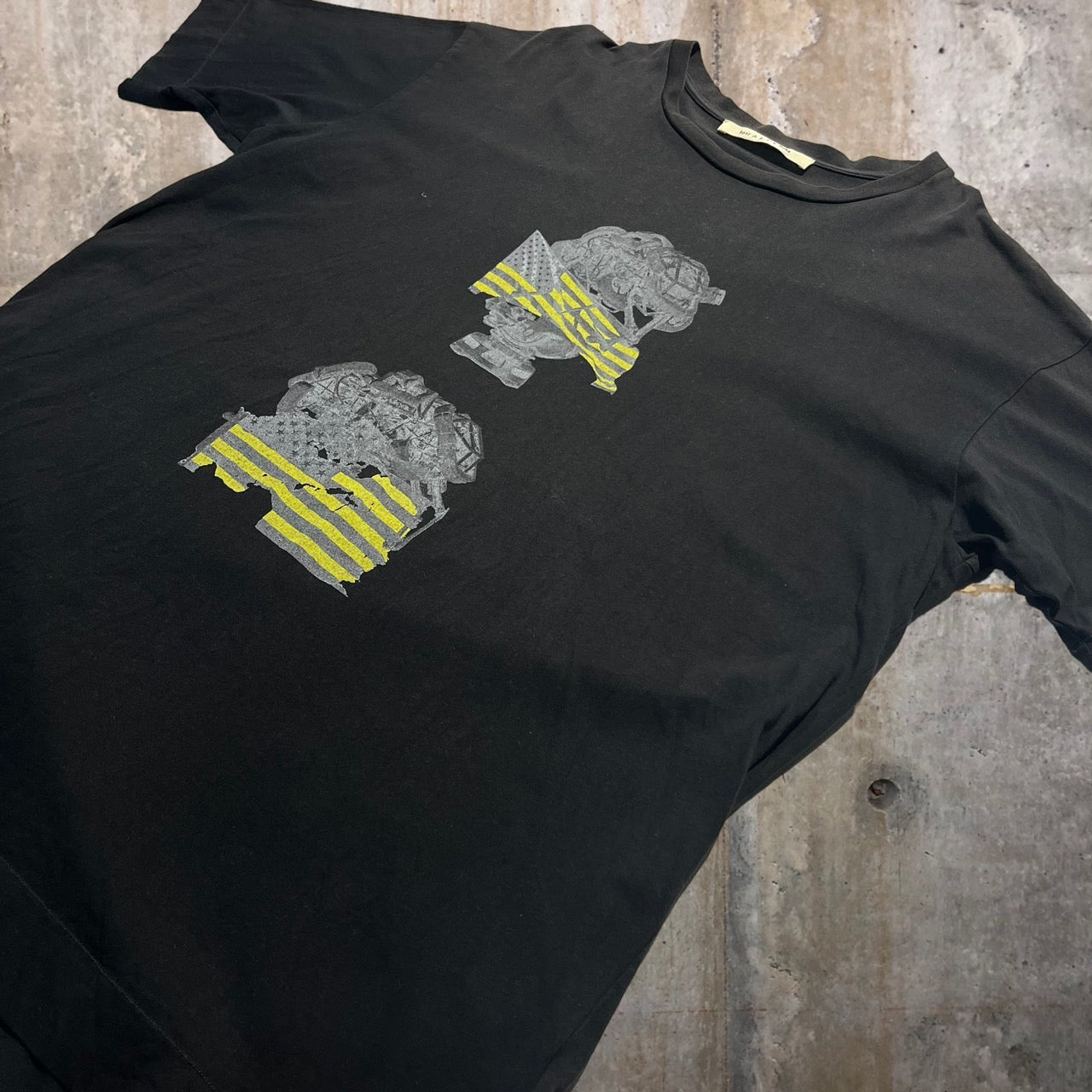 1017 ALYX 9SM(アリクス) プリントTシャツ XXL ブラック