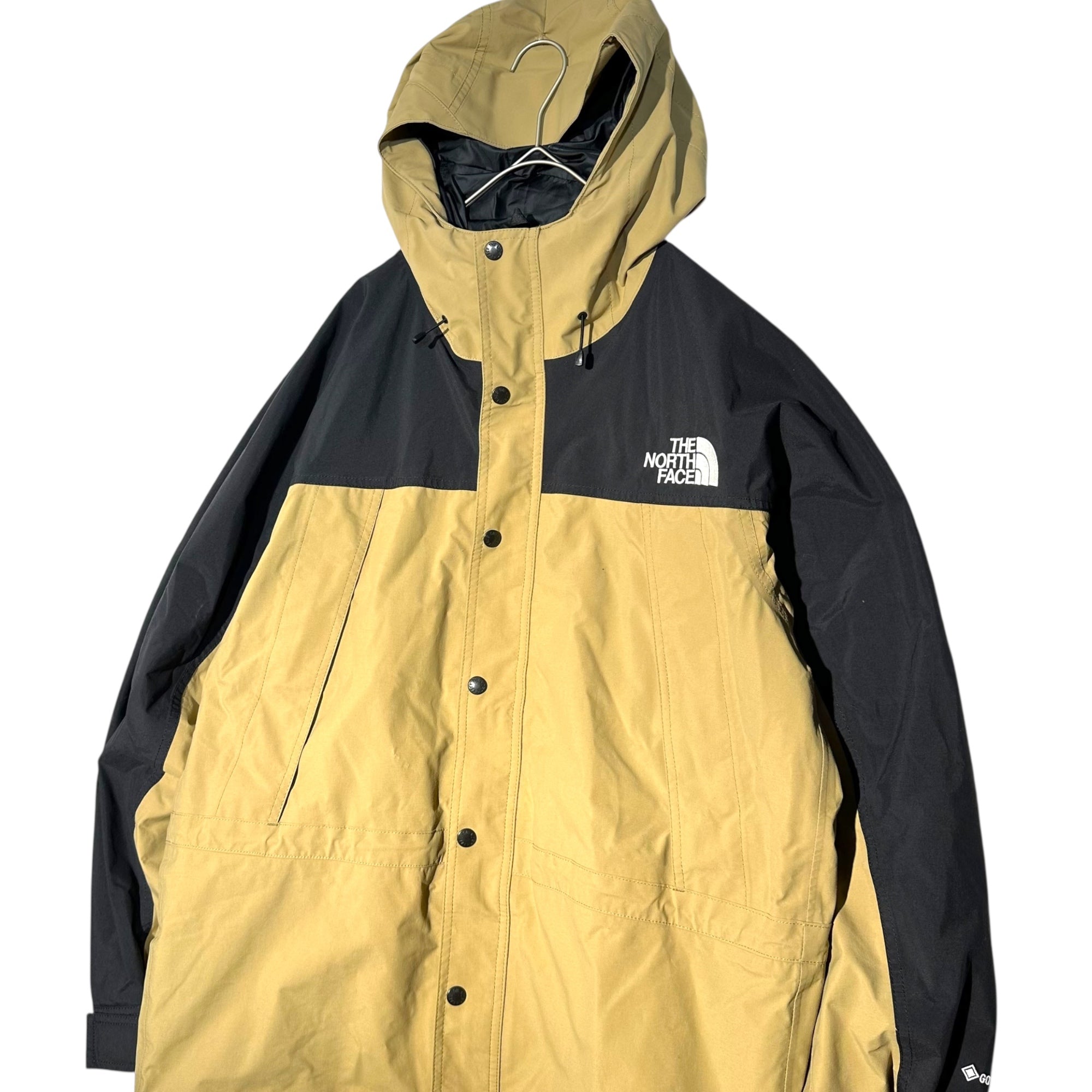 THE NORTH FACE(ノースフェイス) GORE-TEX Mountain Light Jacket ゴアテックス マウンテンライト ジャケット NP62236 XL ベージュ×ブラック