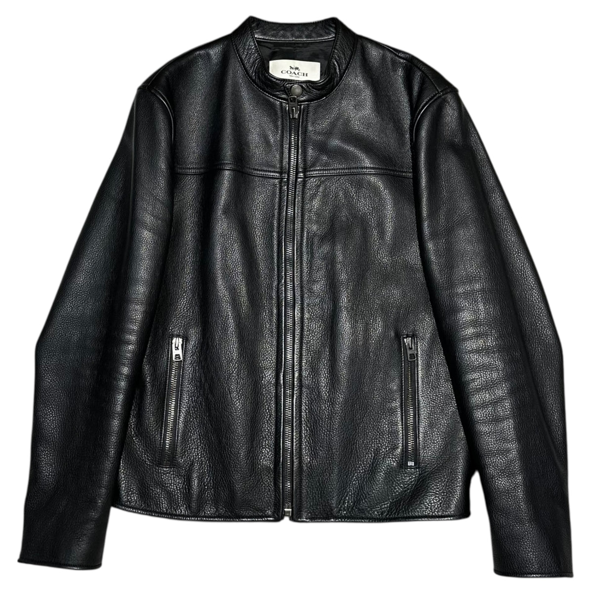COACH(コーチ) Cowhide Single Rider Jacket カウハイド シングル 