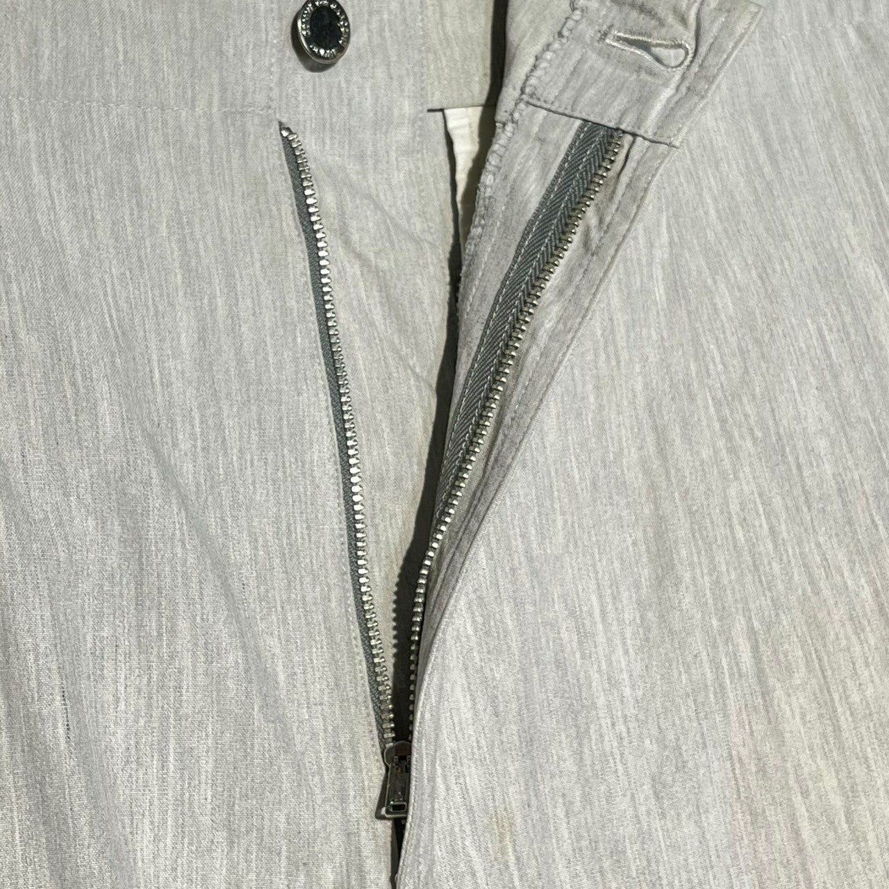 COMME des GARCONS HOMME(コムデギャルソンオム) 92SS vintage cotton 2 tuck pants ヴィンテージ コットン ツータック パンツ 田中オム 90年代 HP-11022M M ライトグレー AD1991