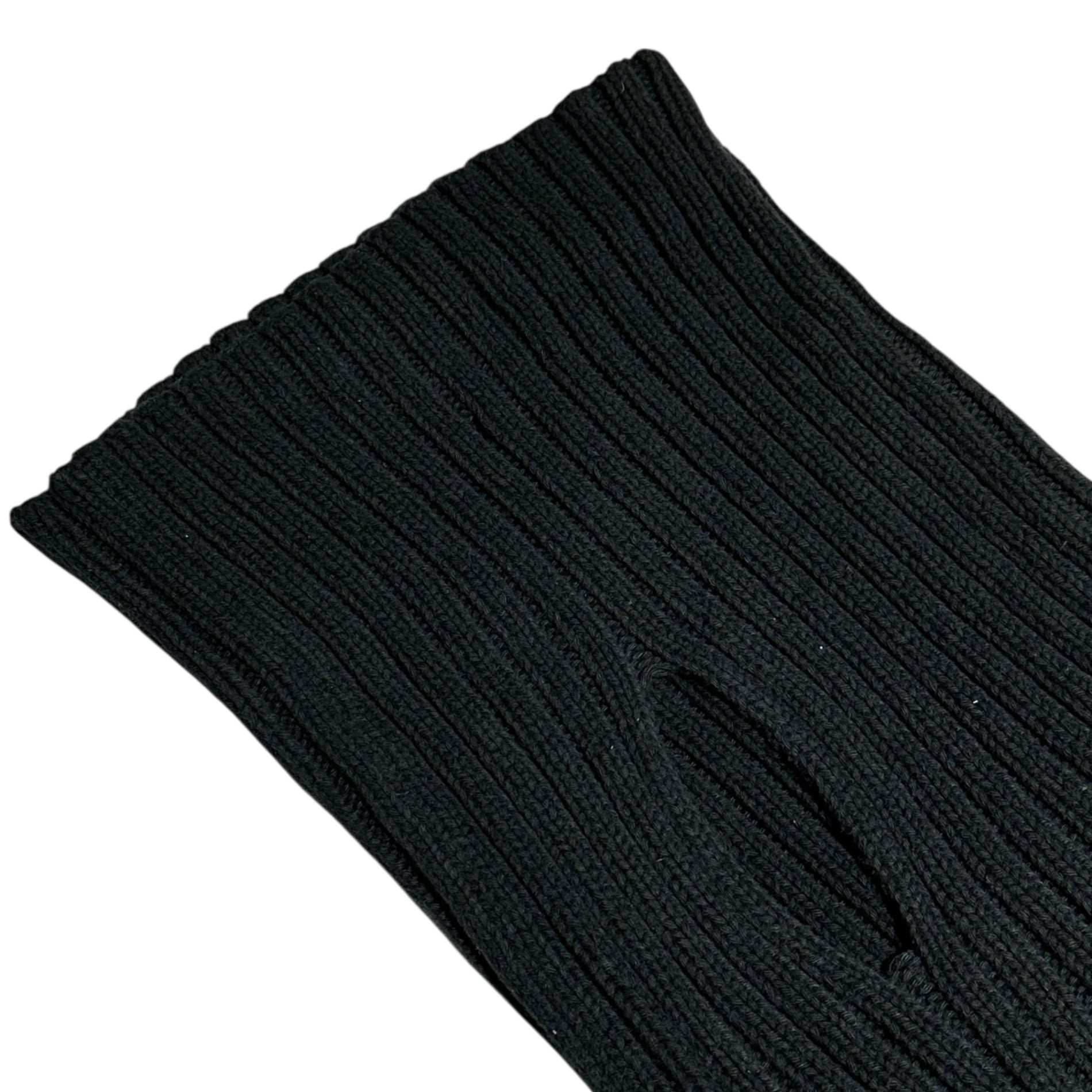 Y's(ワイズ) Short length thick ribbed turtleneck cotton knit ショート丈 太リブ タートルネック コットン ニット YQ-K04-075 3(L) ブラック