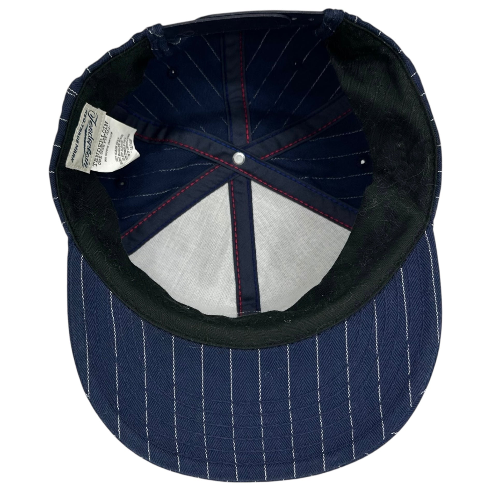 TENDERLOIN(テンダーロイン) 'T-TRUCKER CAP SO' ストライプ トラッカー キャップ ネイビー 帽子