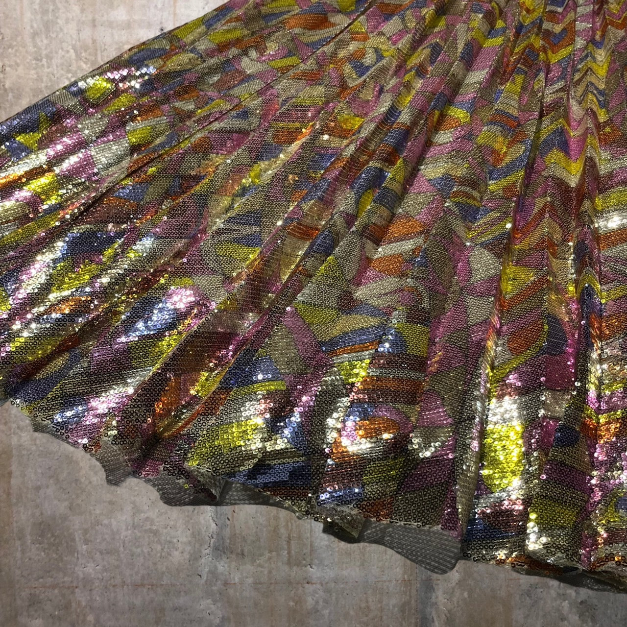 EMILIO PUCCI(エミリオプッチ) スパンコールスカート 0RRV40-0R747 36(S) ミックス