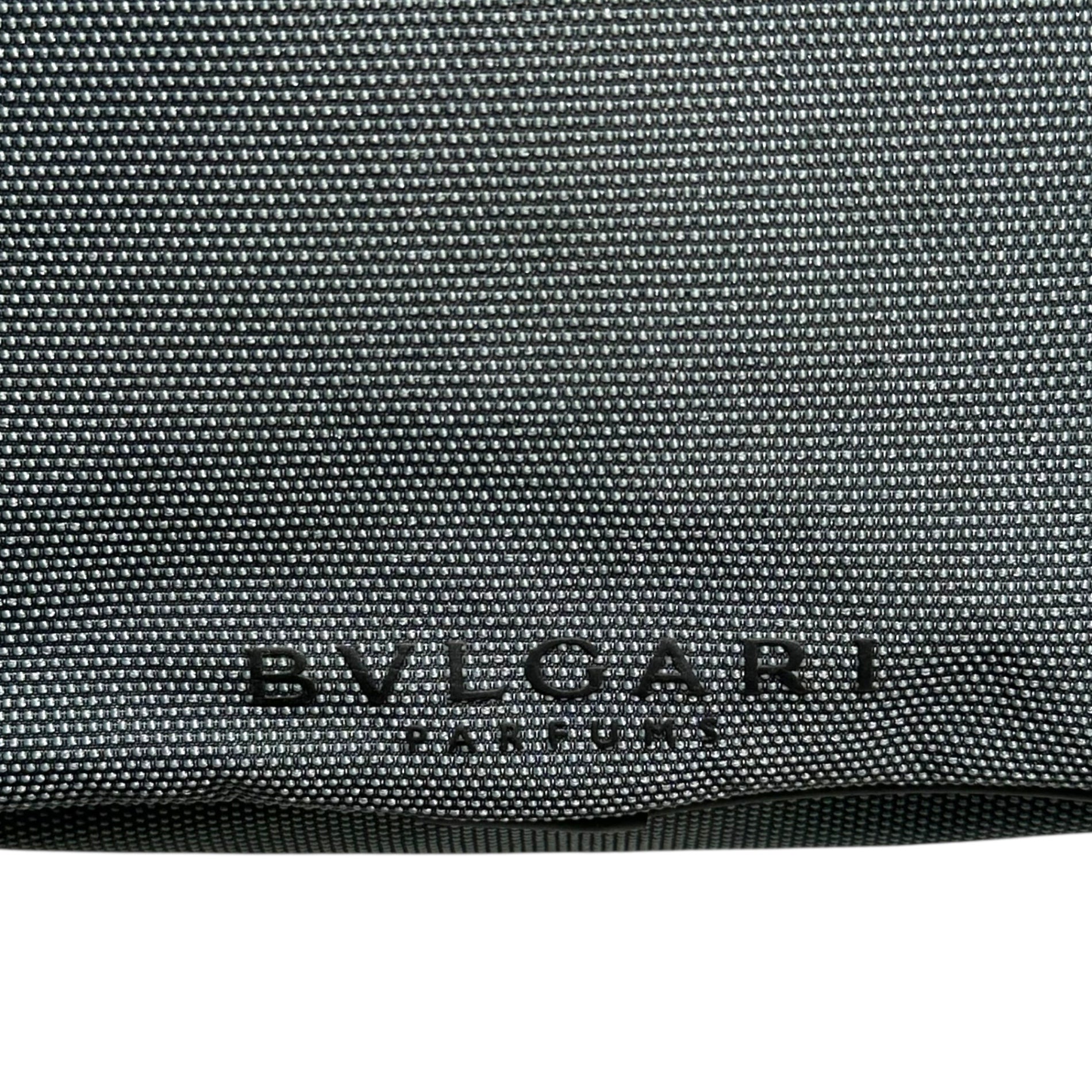 BVLGARI(ブルガリ) PARFUMS Novelty Pouch 限定品 パルファム ノベルティー ポーチ グレー 化粧 香水 非売品