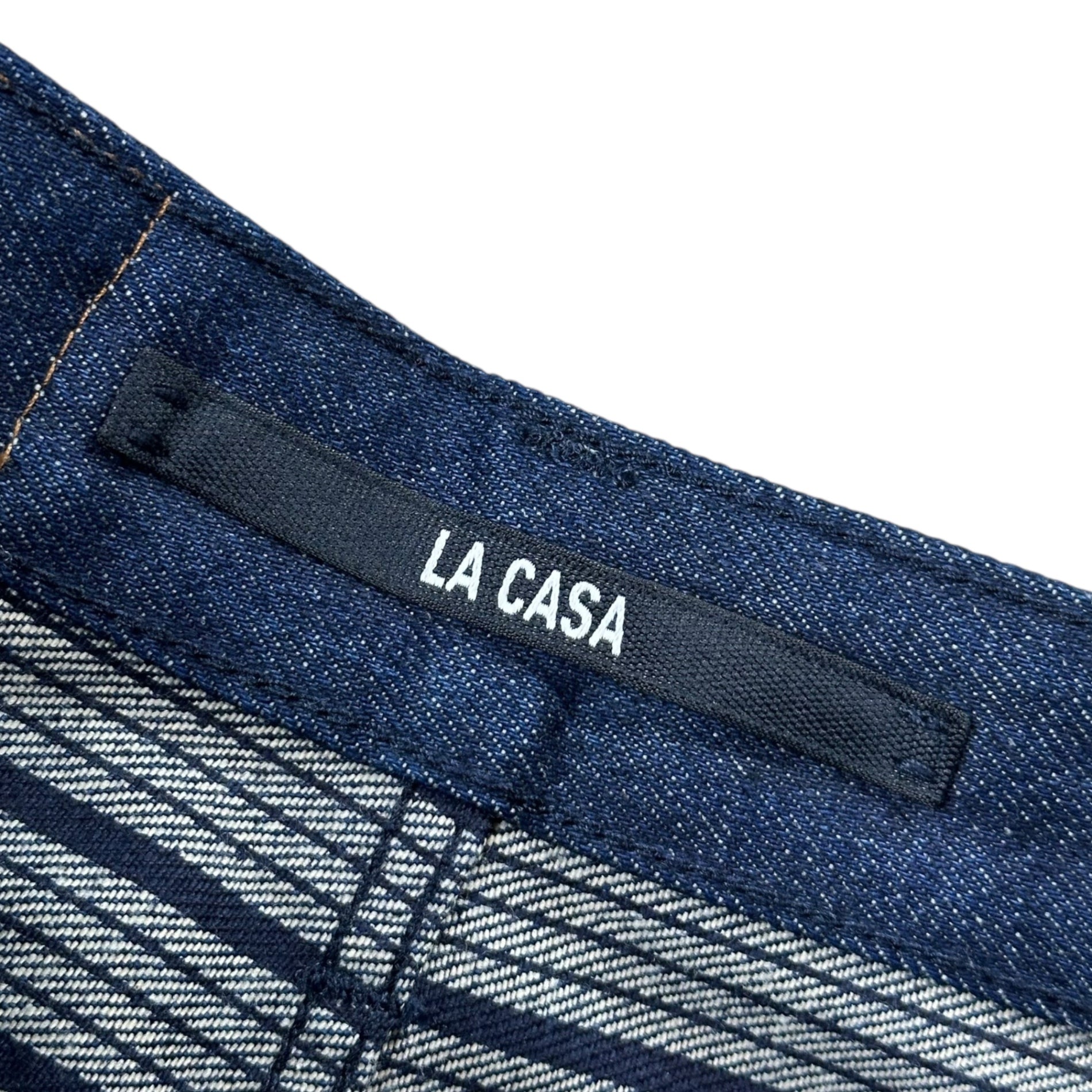 JACQUEMUS(ジャックムス) 24AW Le De-Nimes Large Jeans ロールアップ バギー デニム パンツ 246DE068-1513 32 インディゴ ワイド 参考定価97,400円