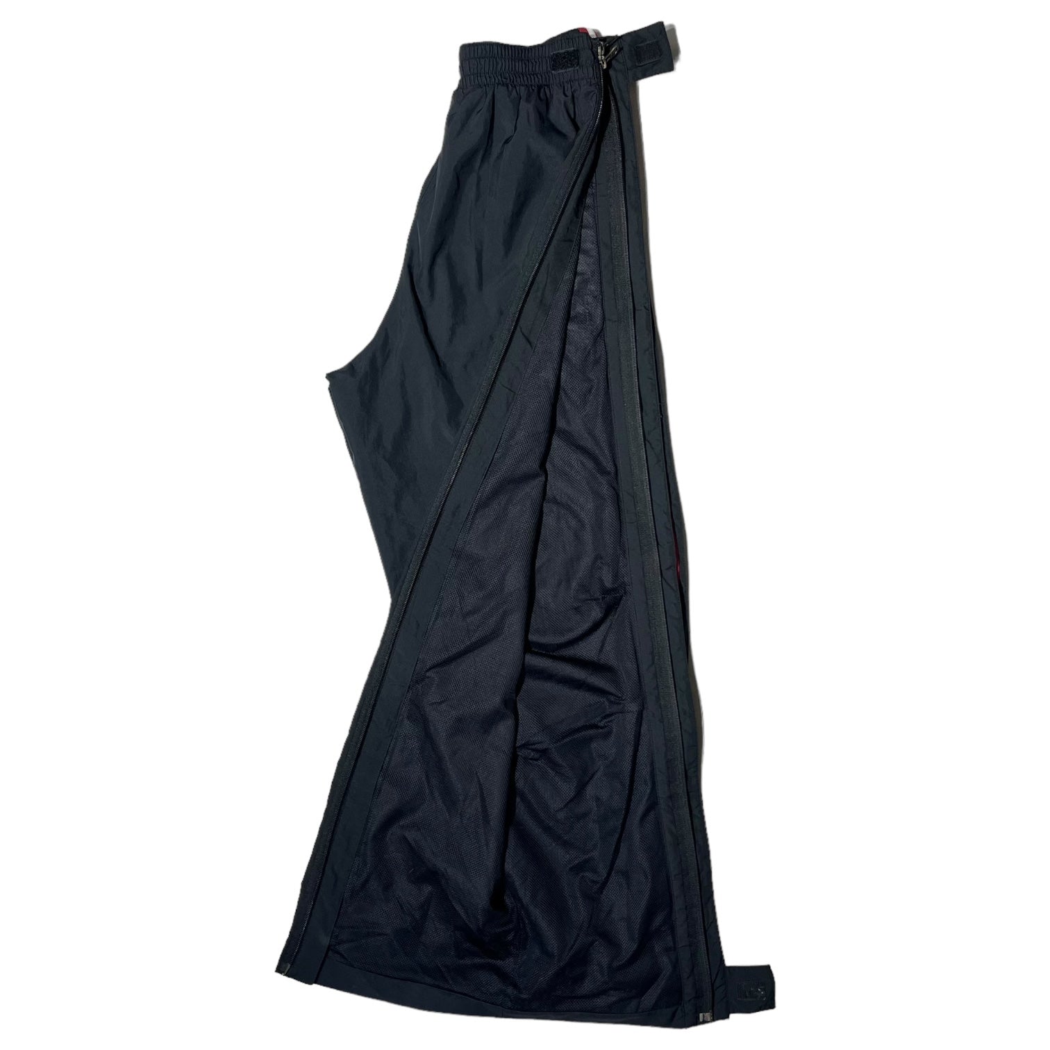 NIKE(ナイキ) 90's sideline basketball nylon setup サイドライン バスケットボール ナイロン セットアップ M ブラック 90年代銀タグ トラック パンツ ジャケット