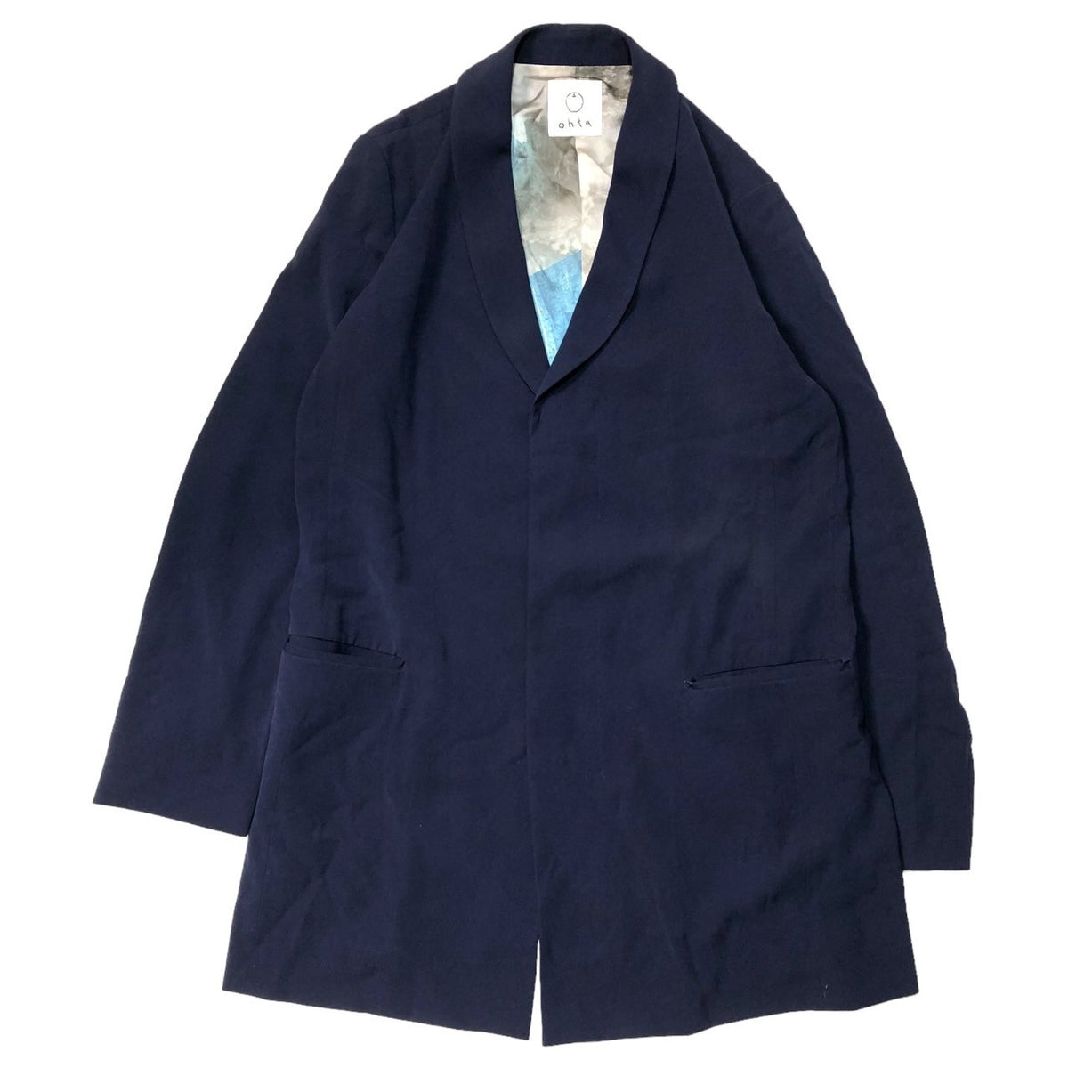 ohta(オオタ) Triacetate polyester wide jacket トリアセテート ポリ 