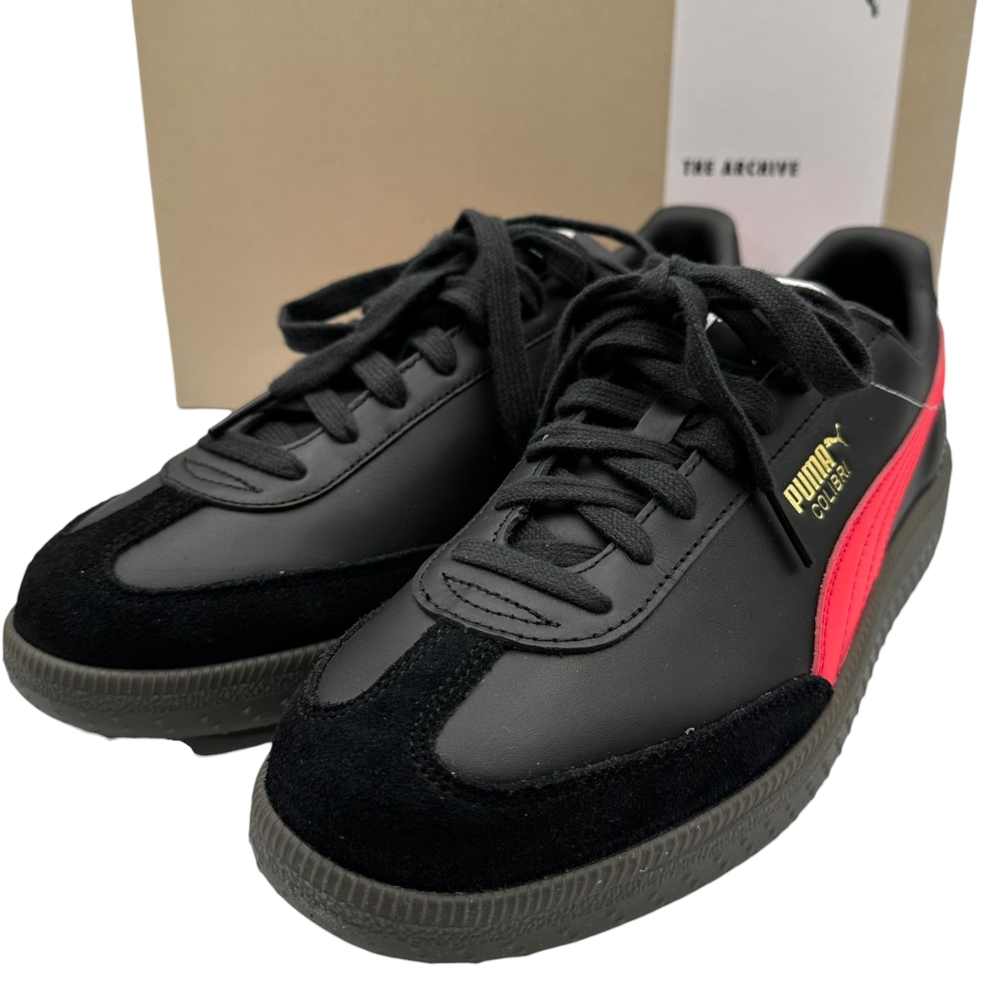 PUMA(プーマ) COLIBRI OG Low-top sneakers コリブリ ローカット スニーカー 390419-04 28.0cm ブラック×ピンク 1979年インドアトレーニング・ハンドボールシューズ復刻